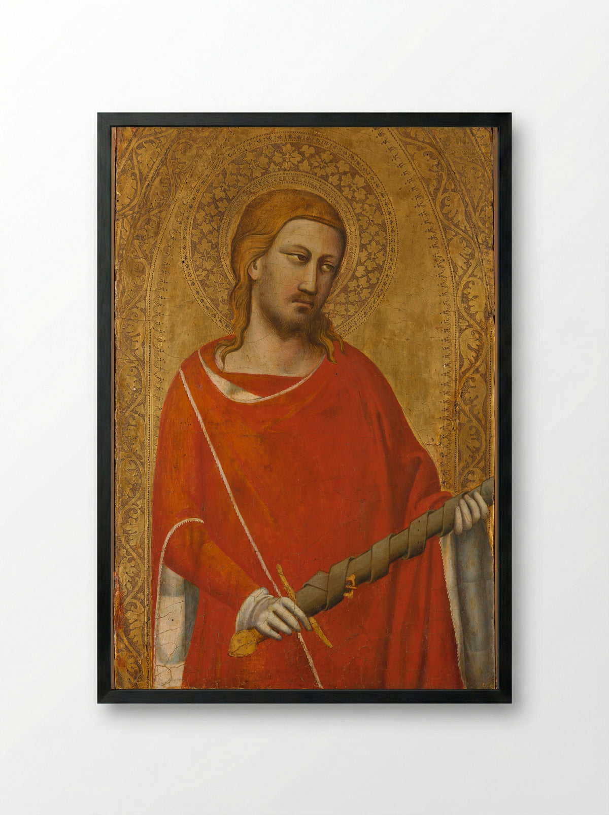 Saint Julian - Taddeo Gaddi - Framed Print Black
