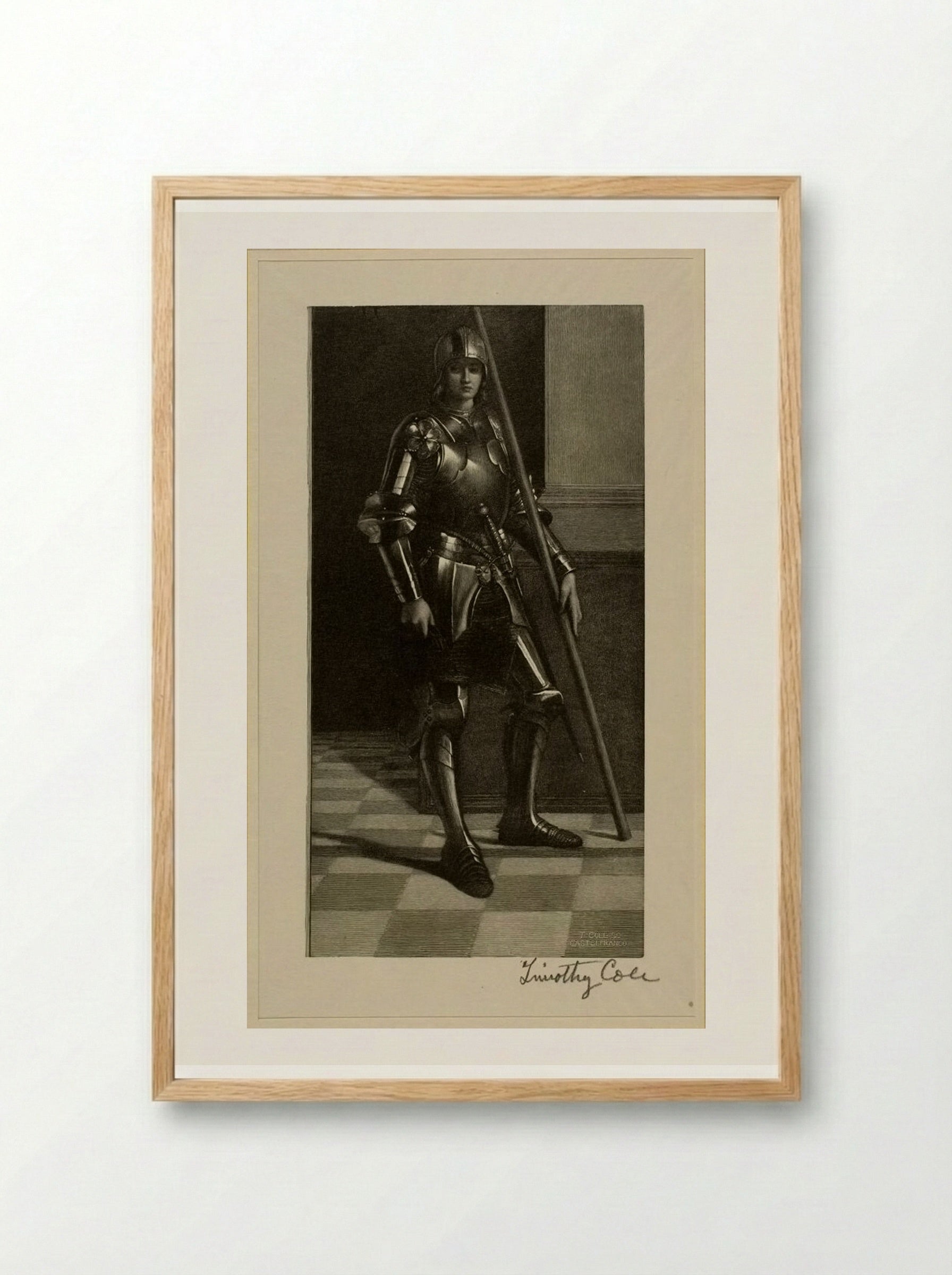 Saint Liberalis - Timothy Cole - Framed Print Wood