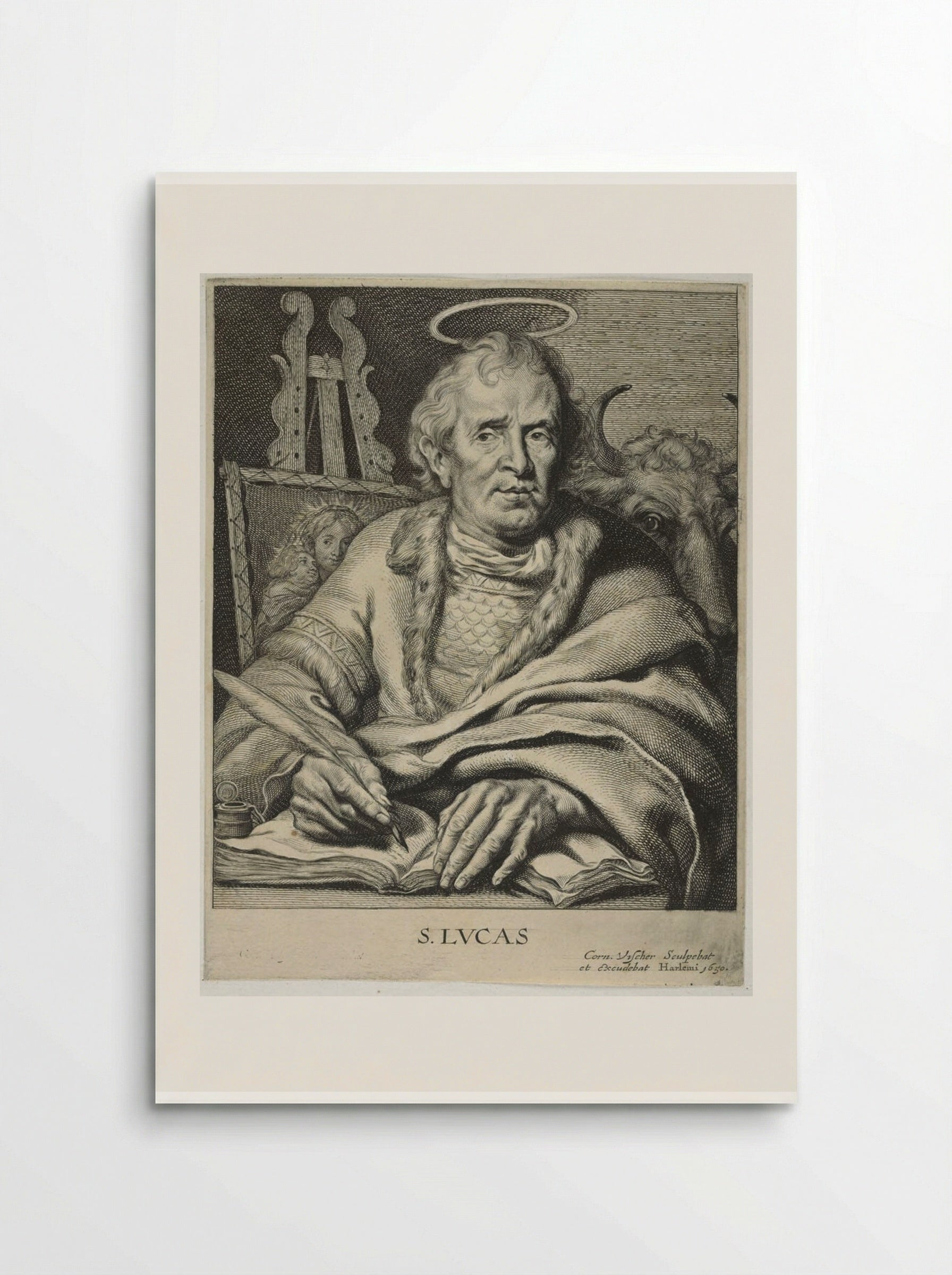 Saint Luke - Cornelis Visscher - Poster