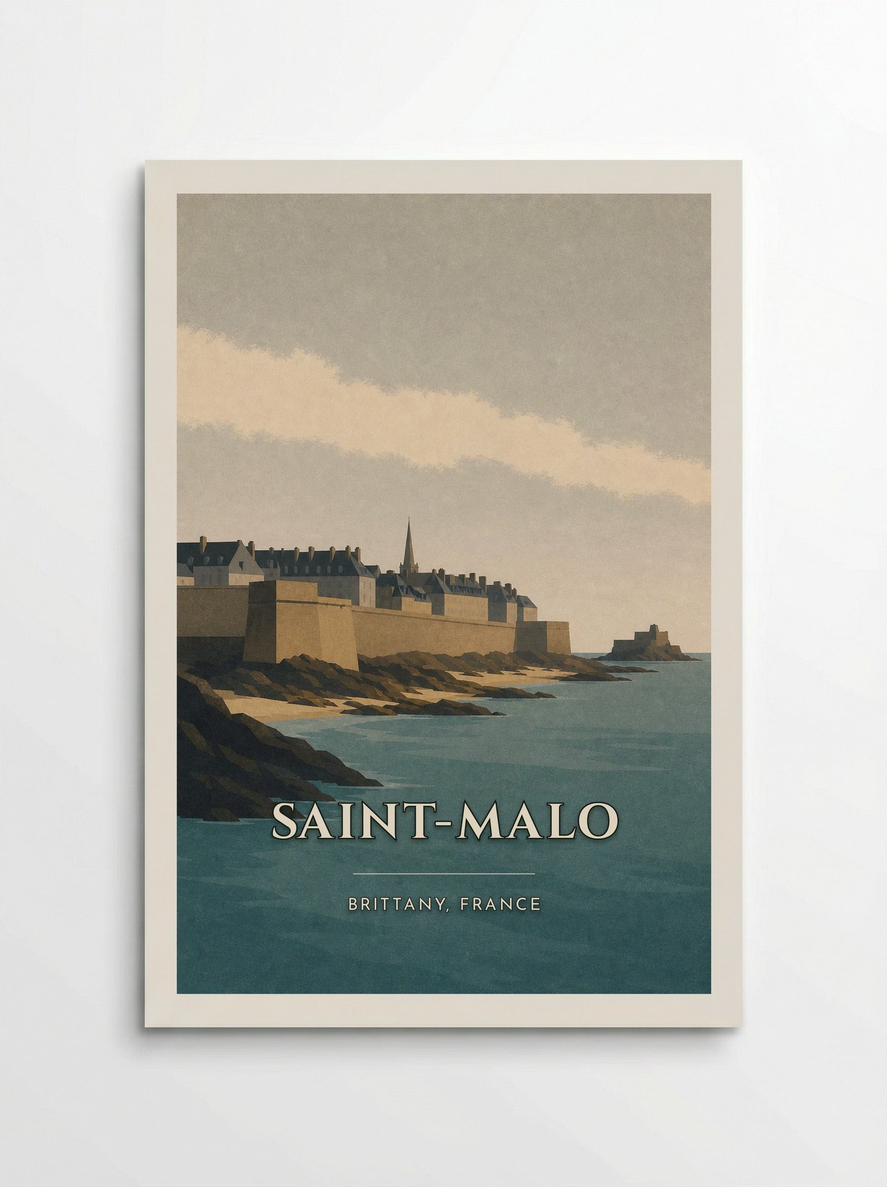 Saint-Malo Travel Poster Artwork - Poster