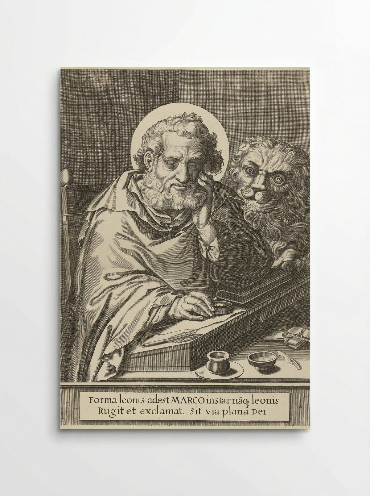 Saint Mark the Evangelist - François van den Hoeye - Poster