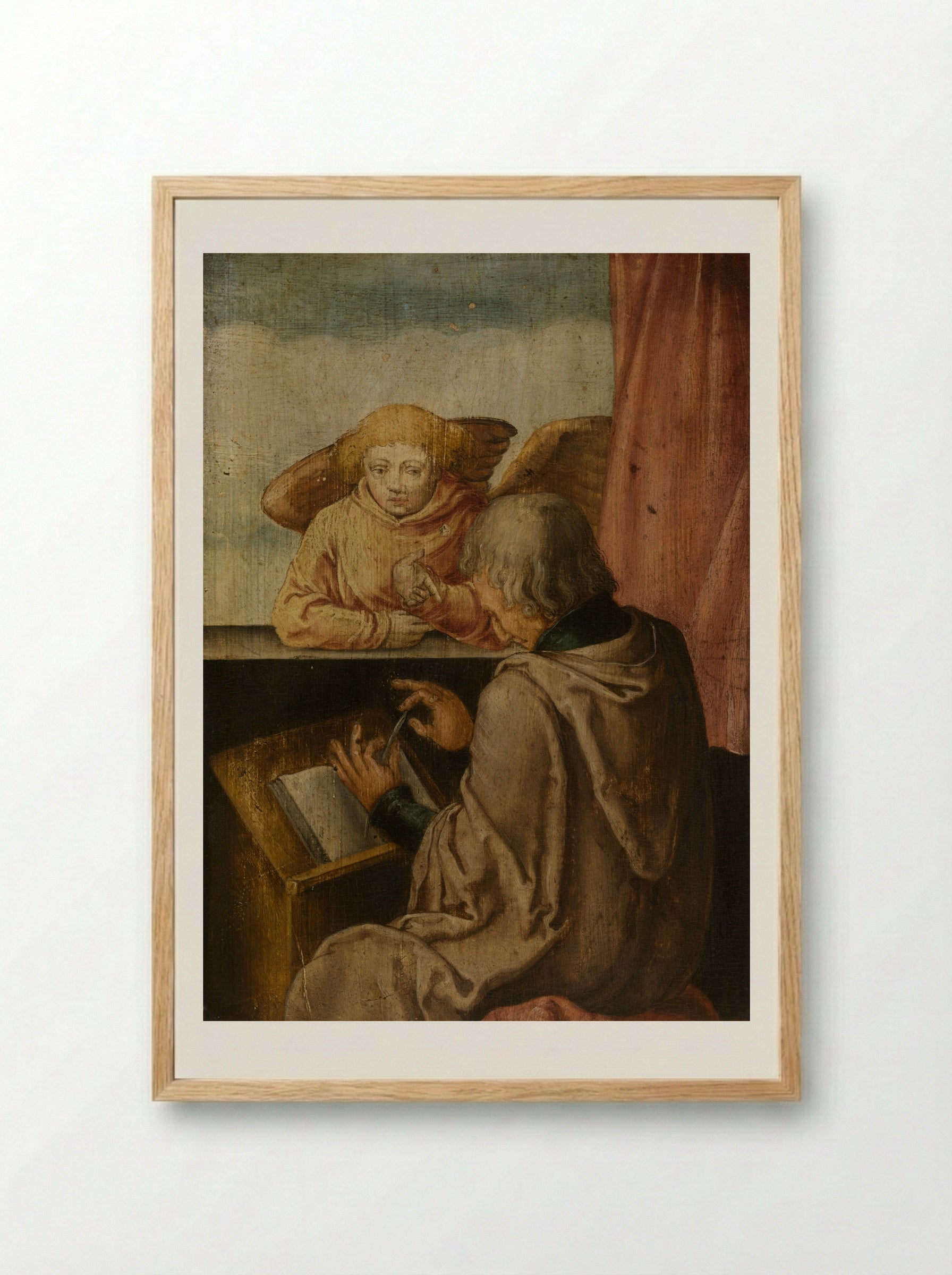 Saint Matthew the Evangelist - Lucas van Leyden - Framed Print Wood