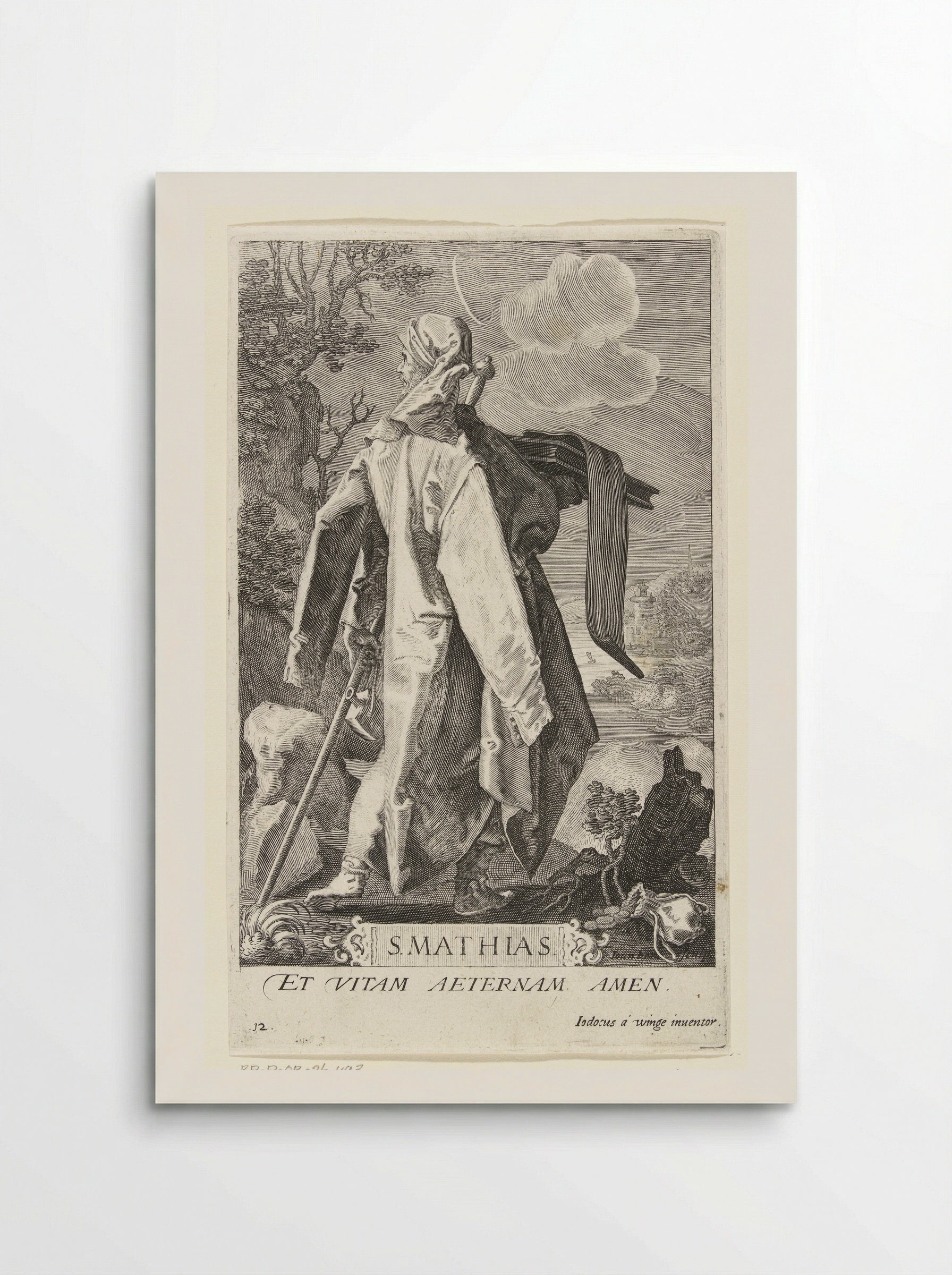 Saint Matthias - Aegidius Sadeler (II) - Poster