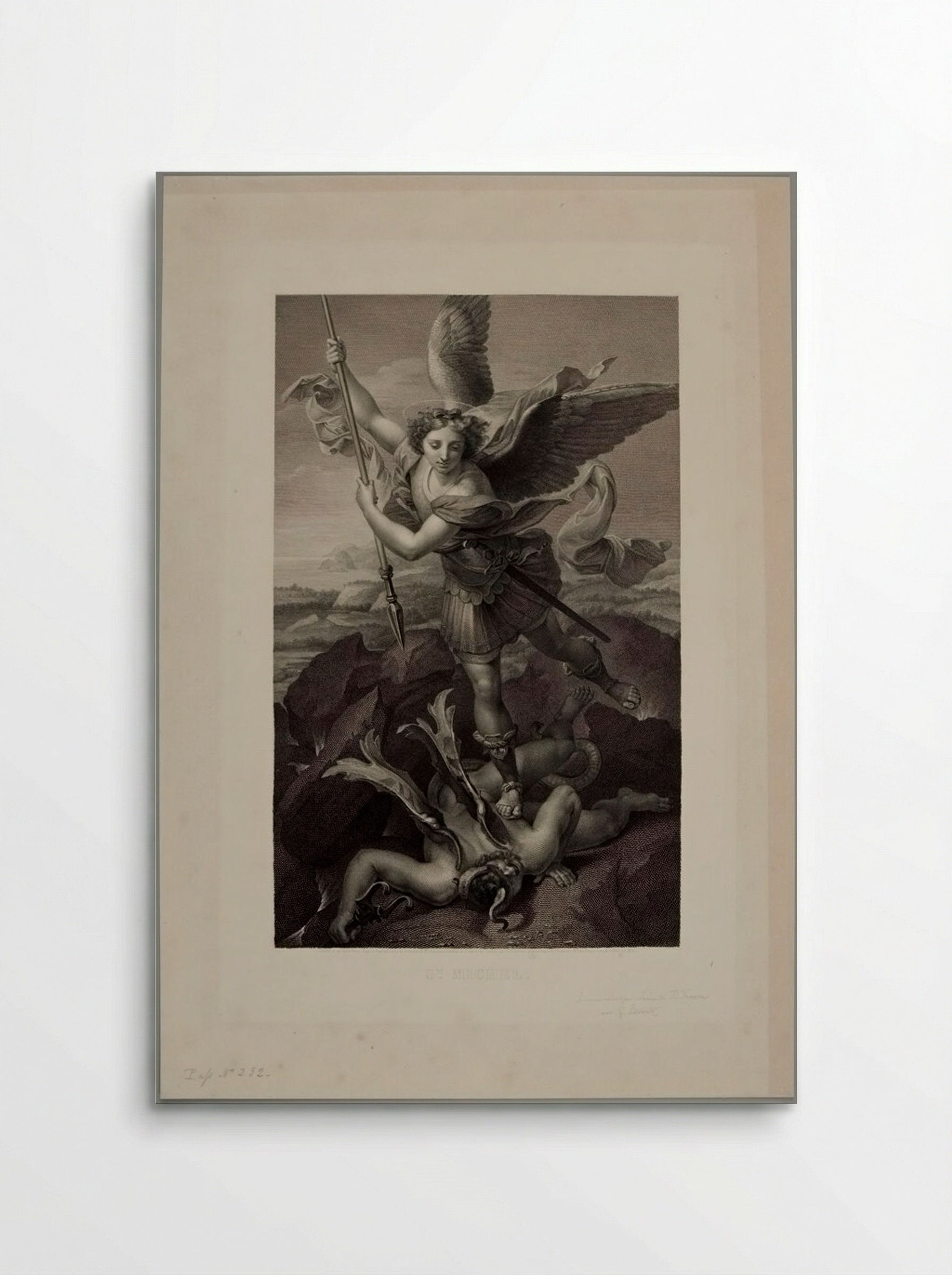 Saint Michael - Gustav Lüderitz - Poster