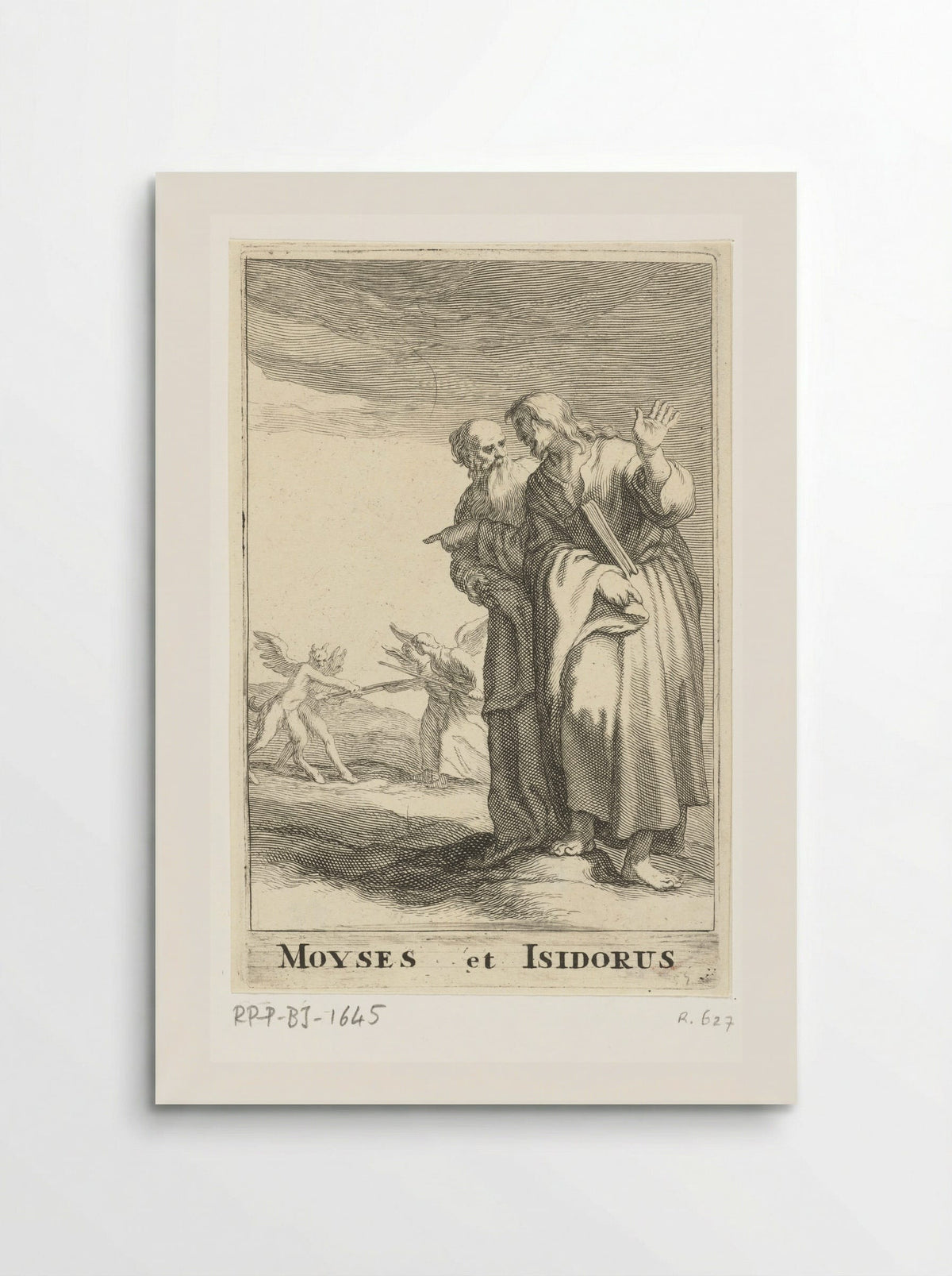 Saint Moses the Black and Saint Isidore of Alexandria - Frederick Bloemaert - Poster
