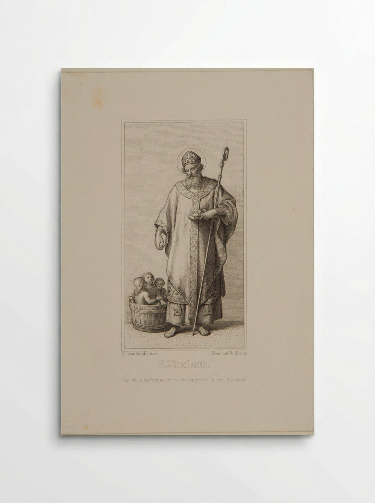 Saint Nicholas of Myra - Heinrich Nüsser - Poster