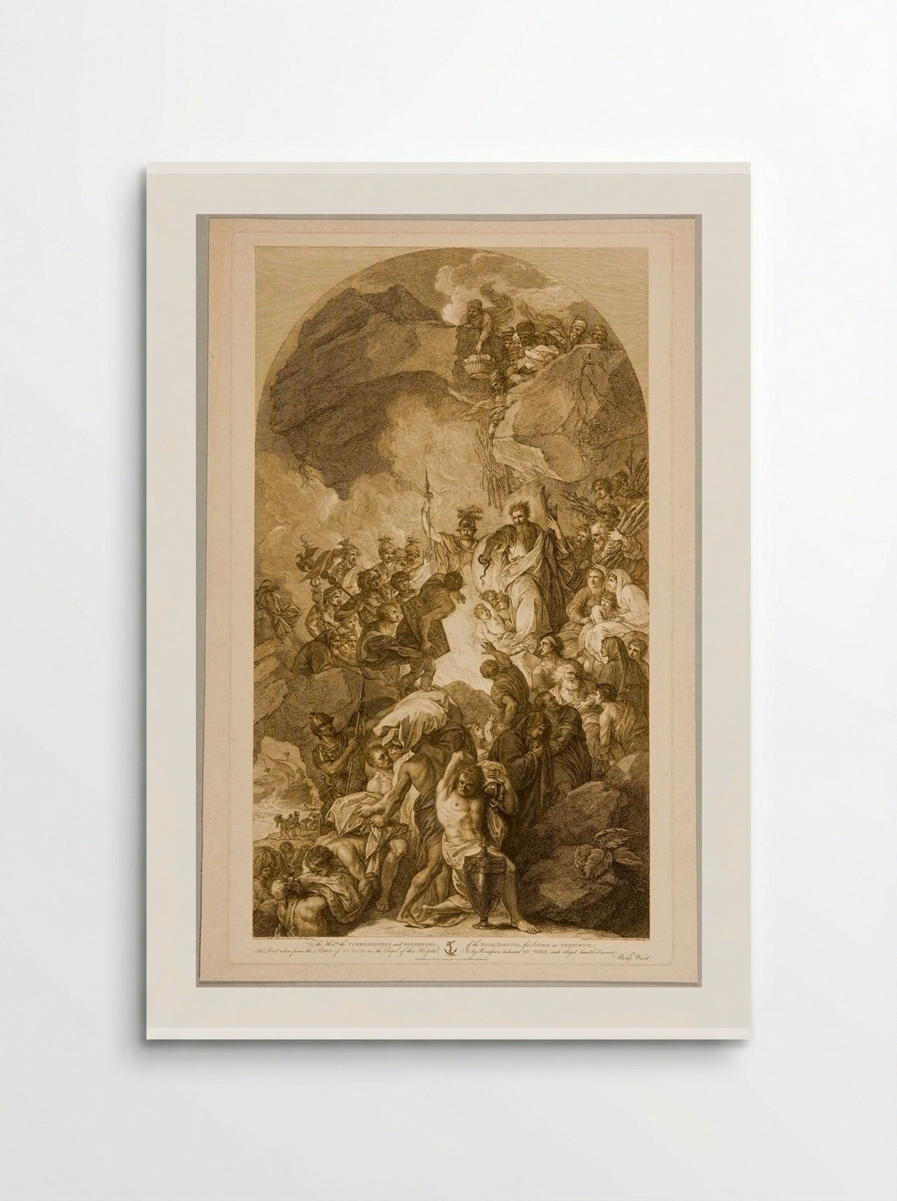 Saint Paul at Malta - Francesco Bartolozzi - Poster