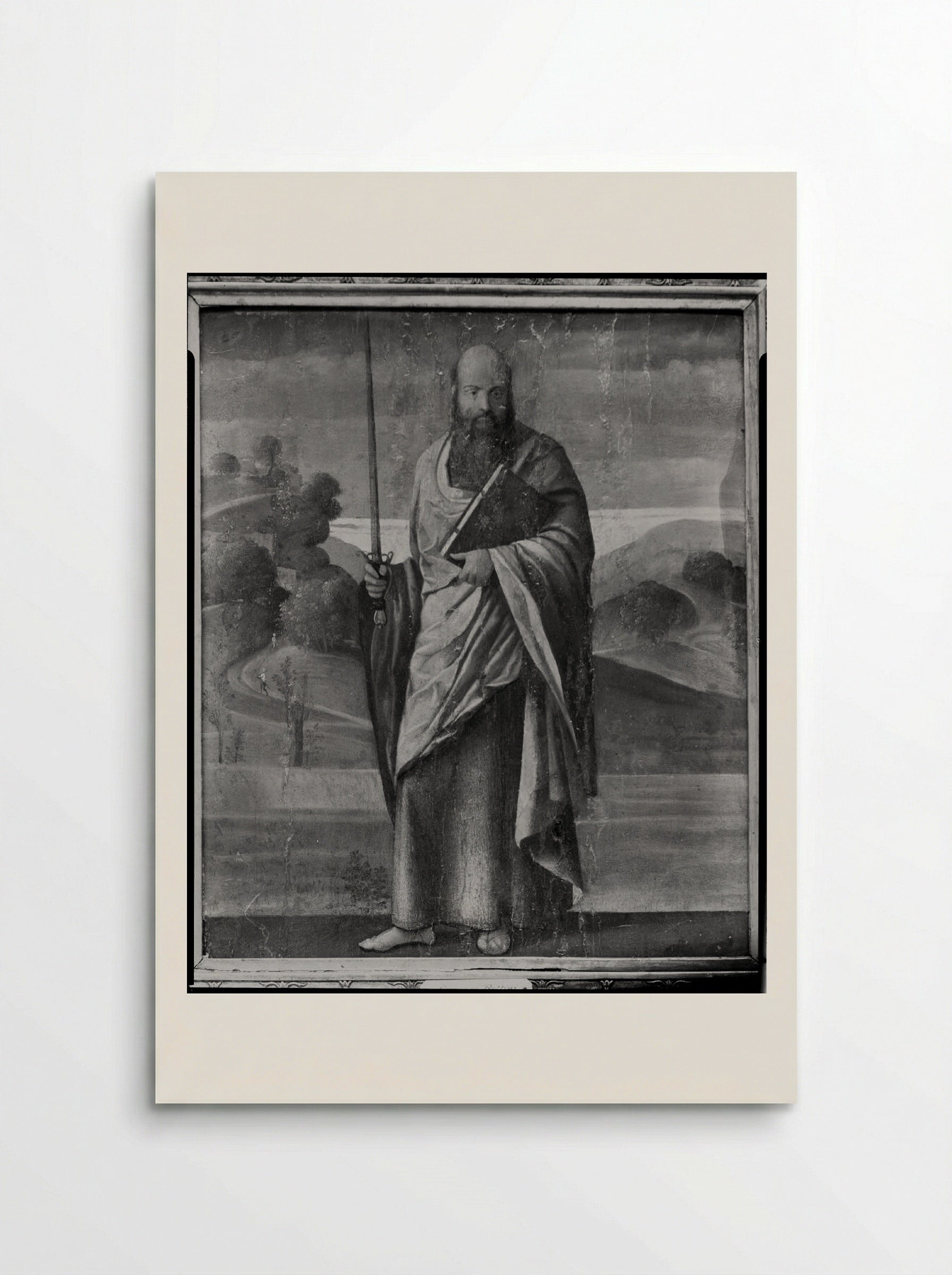 Saint Paul in a Landscape - Giovanni Bellini - Poster