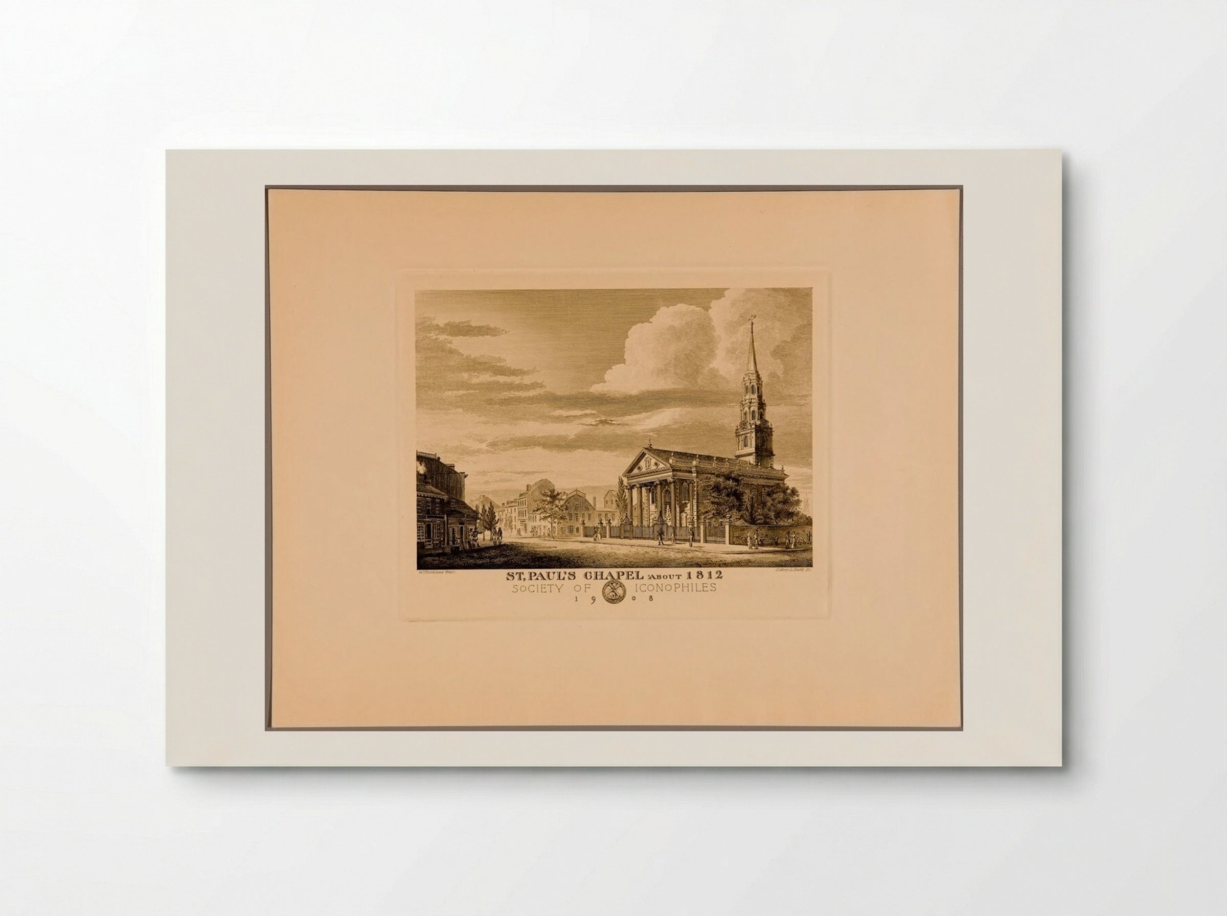 Saint Paul's Chapel, about 1812 - Sidney L. Smith - Poster