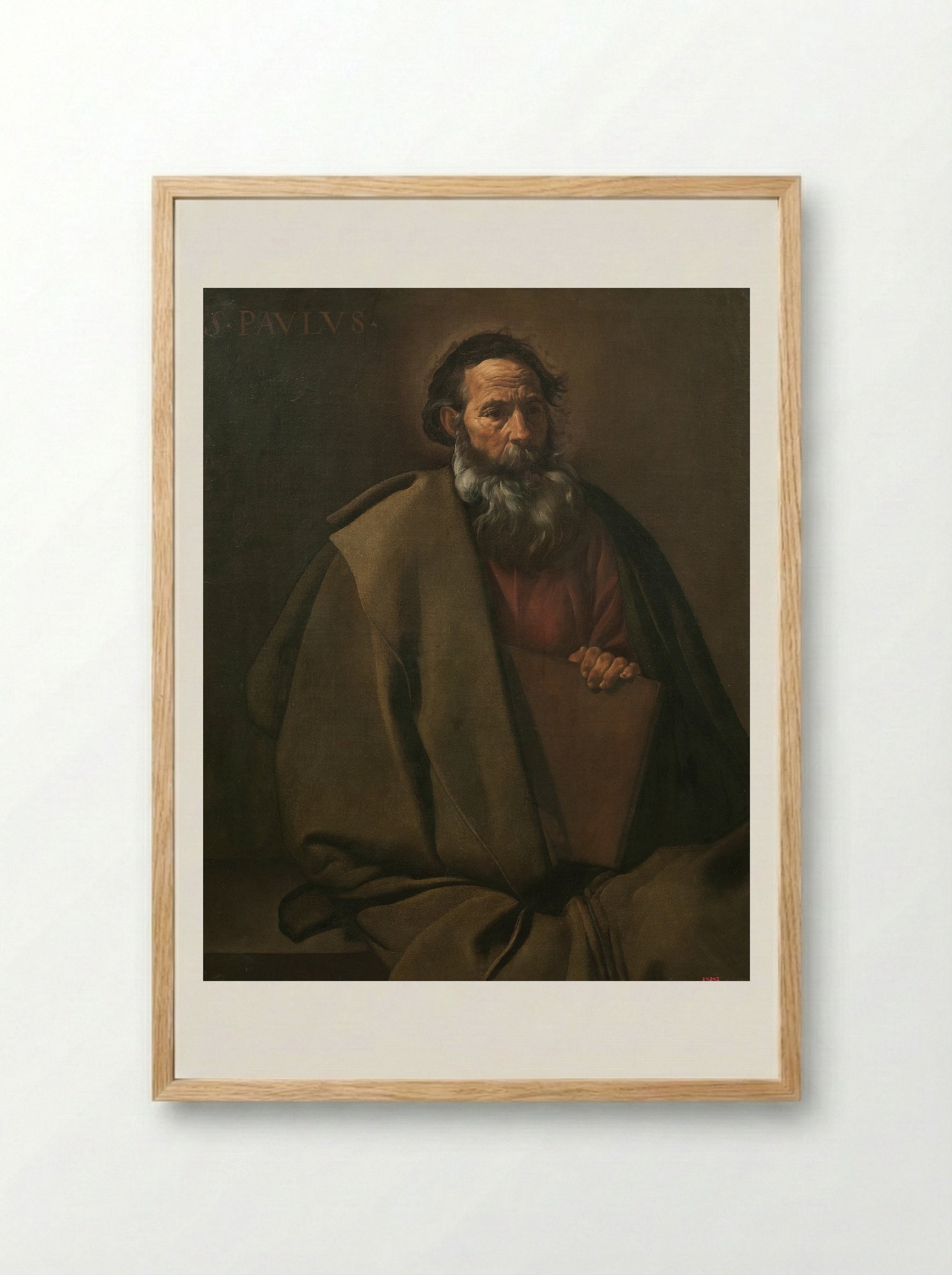 Saint Paul - Diego Velázquez - Framed Print Wood