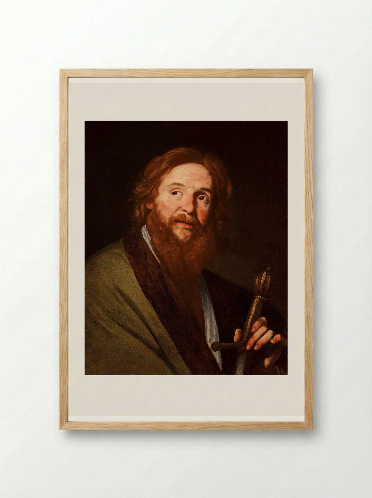Saint Paul - Bernardo Strozzi - Framed Print Wood