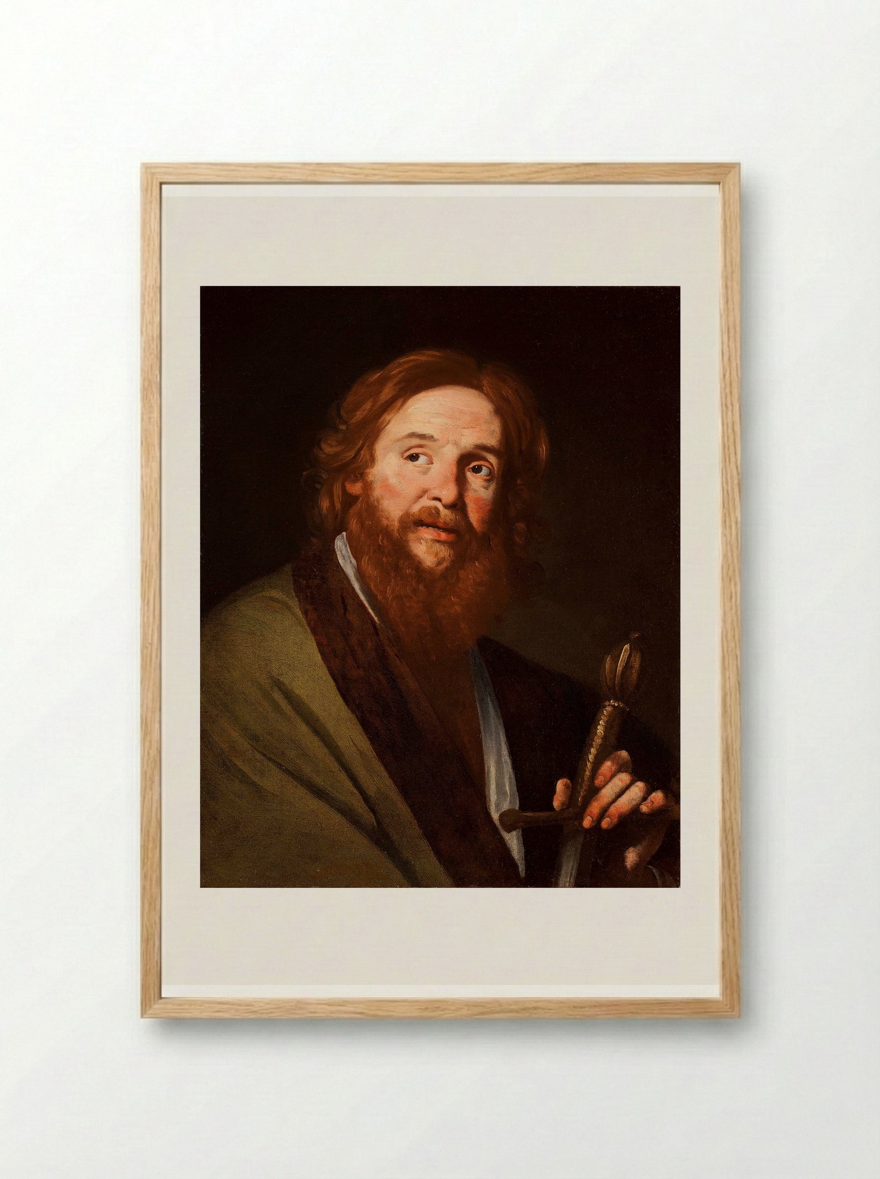 Saint Paul - Bernardo Strozzi - Framed Print Wood