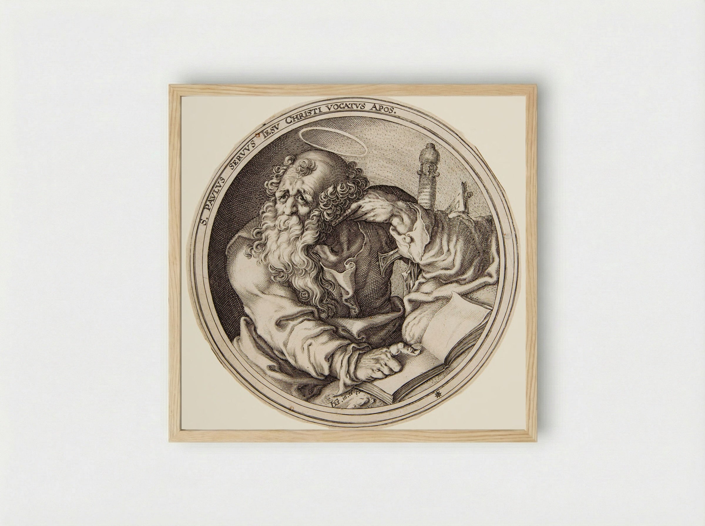 Saint Paul - Zacharias Dolendo - Framed Print Wood