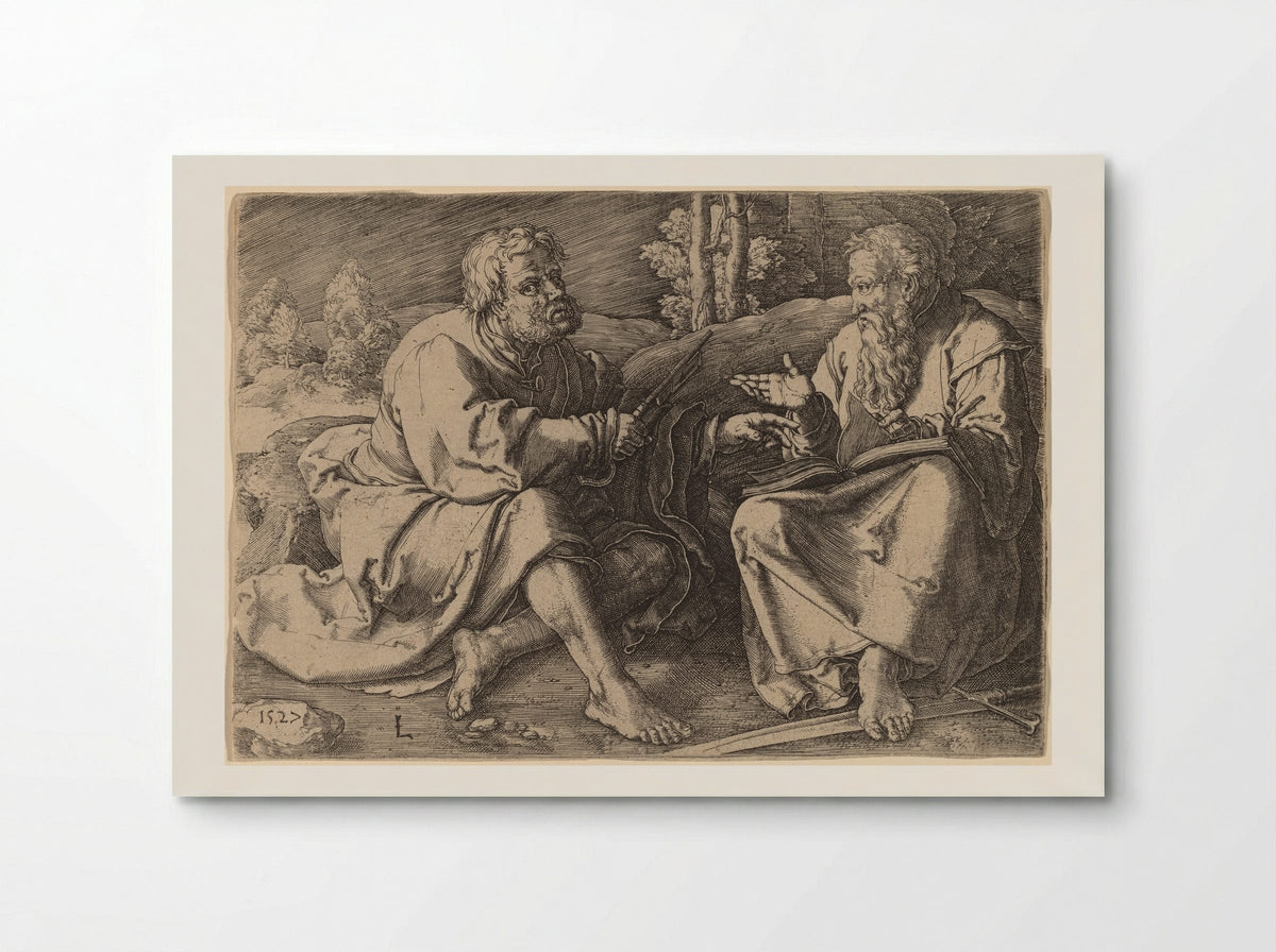 Saint Peter and Saint Paul - Lucas van Leyden - Poster