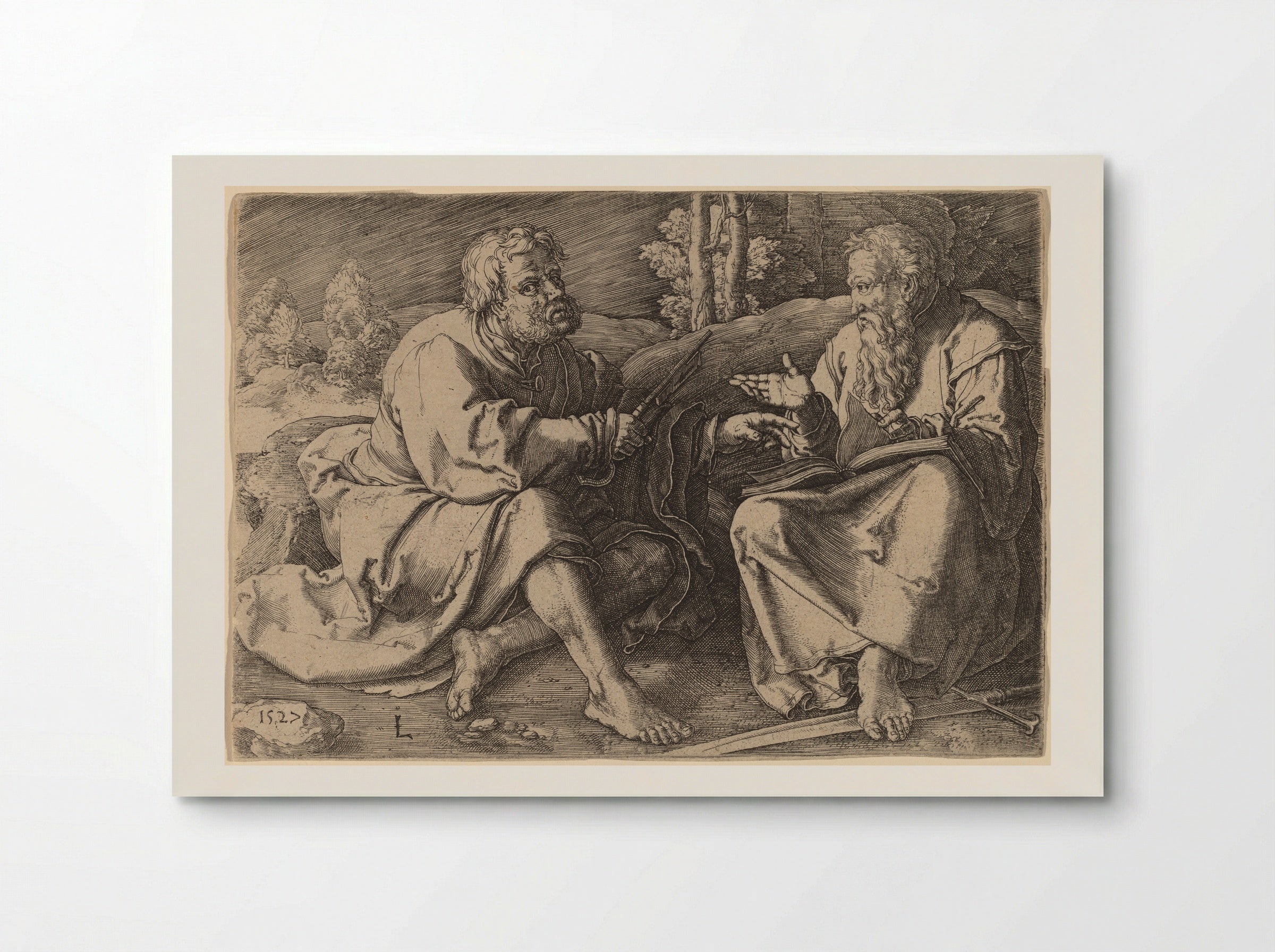 Saint Peter and Saint Paul - Lucas van Leyden - Poster