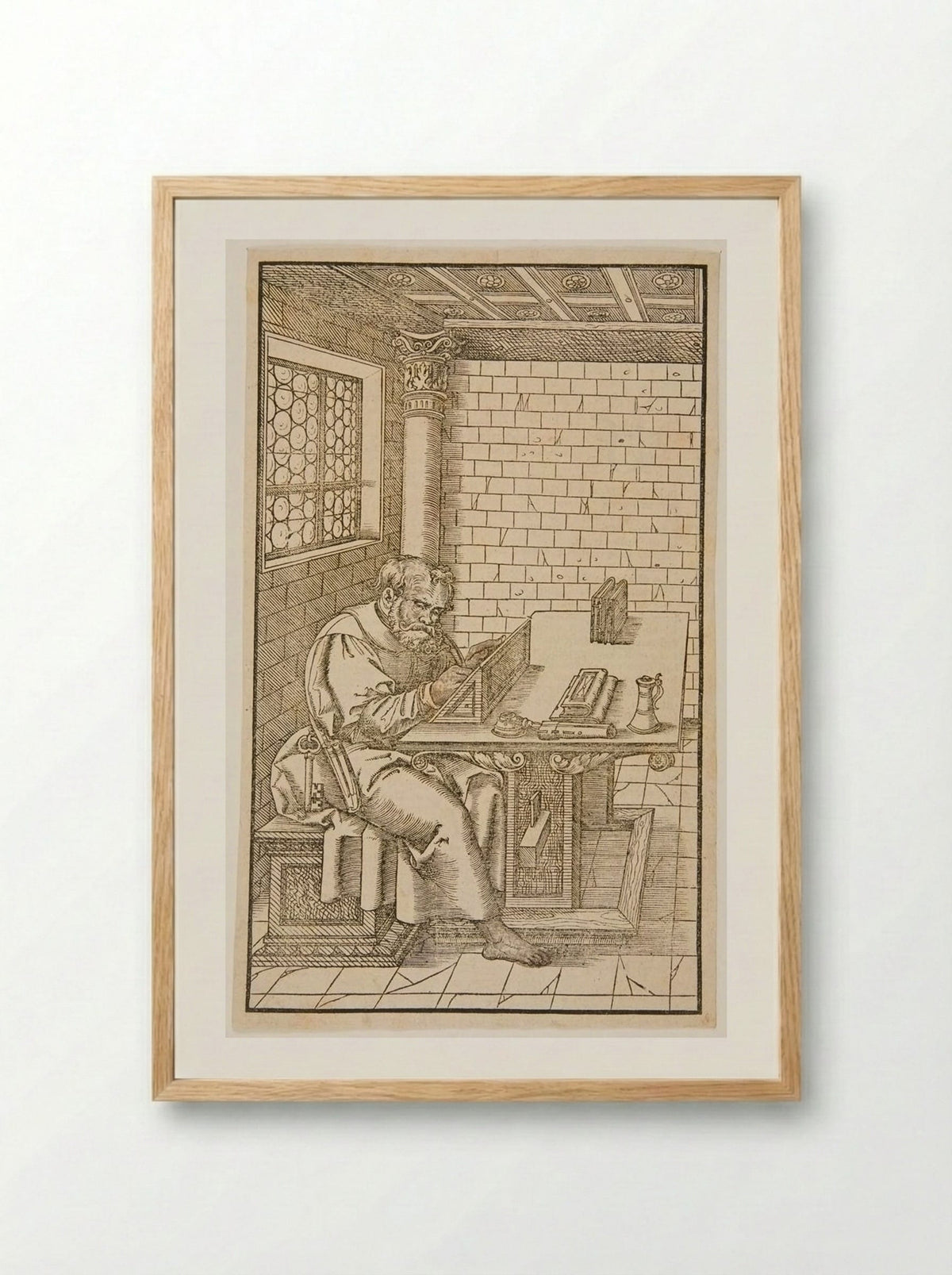 Saint Peter - Lucas Cranach the Younger - Framed Print Wood