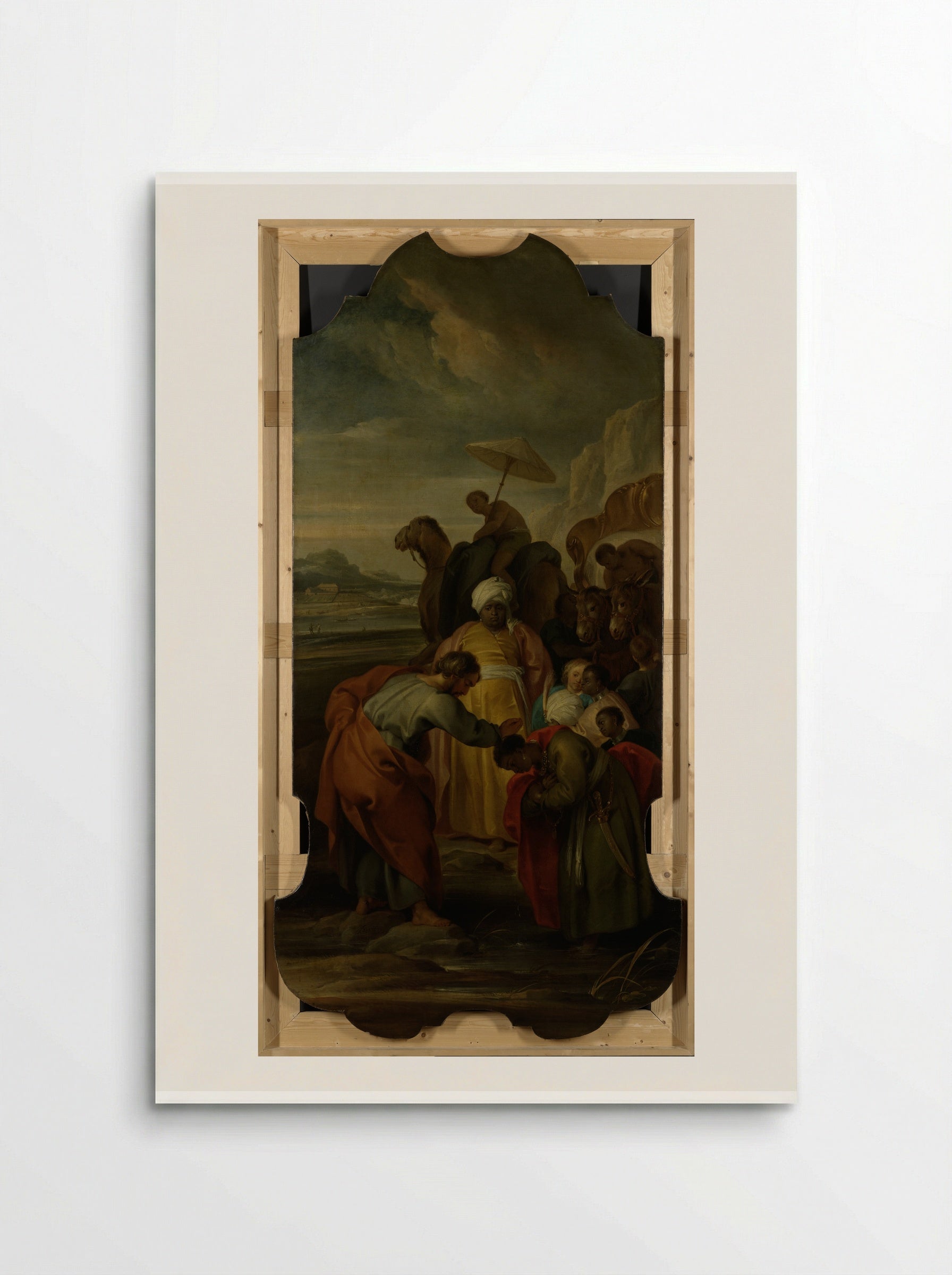 Saint Philip Baptizes the Eunuch - Jacob de Wit - Poster