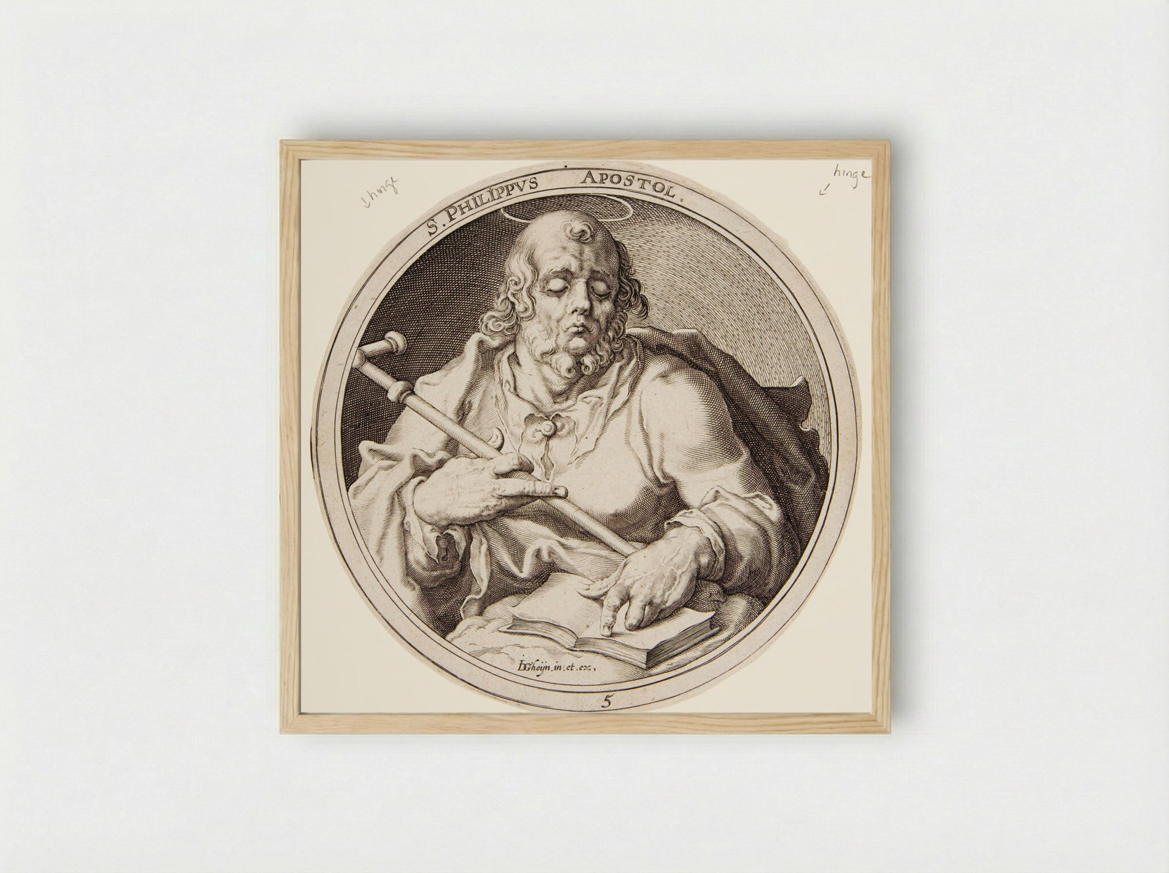 Saint Philip - Zacharias Dolendo - Framed Print Wood