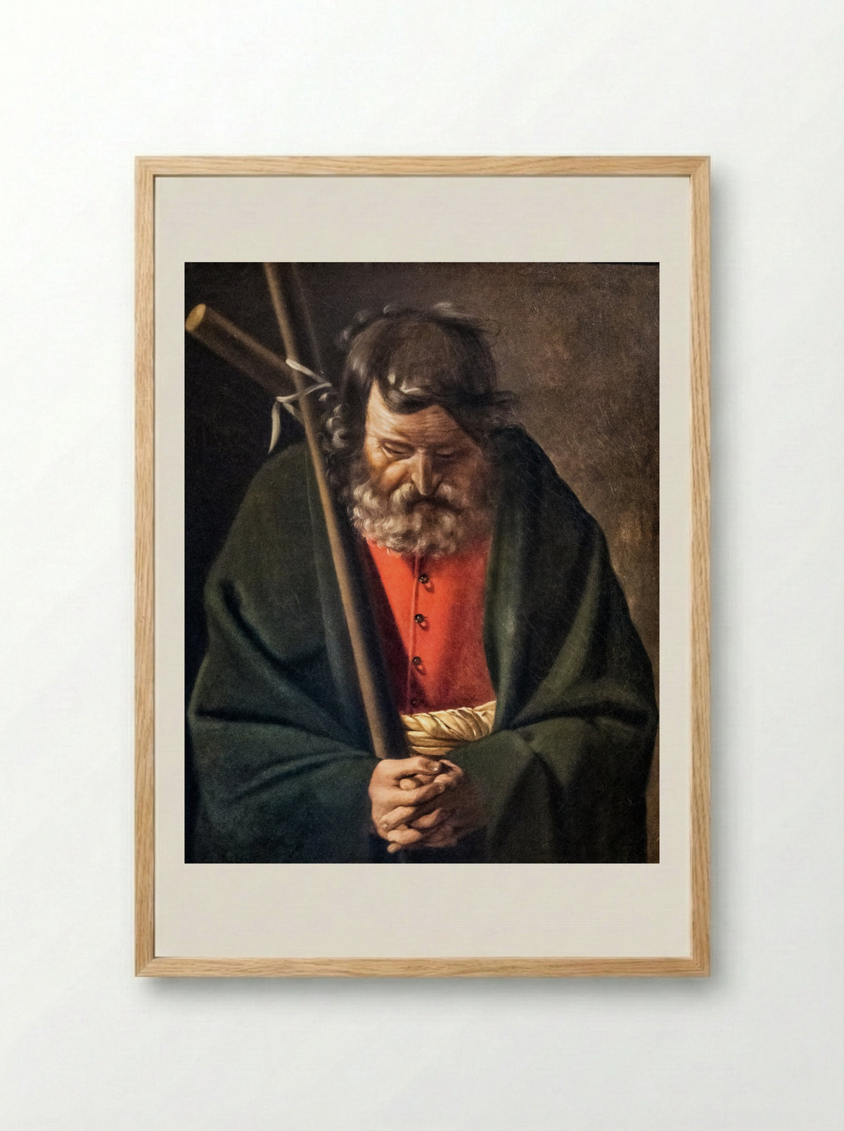 Saint Philip - Georges de la Tour - Framed Print Wood
