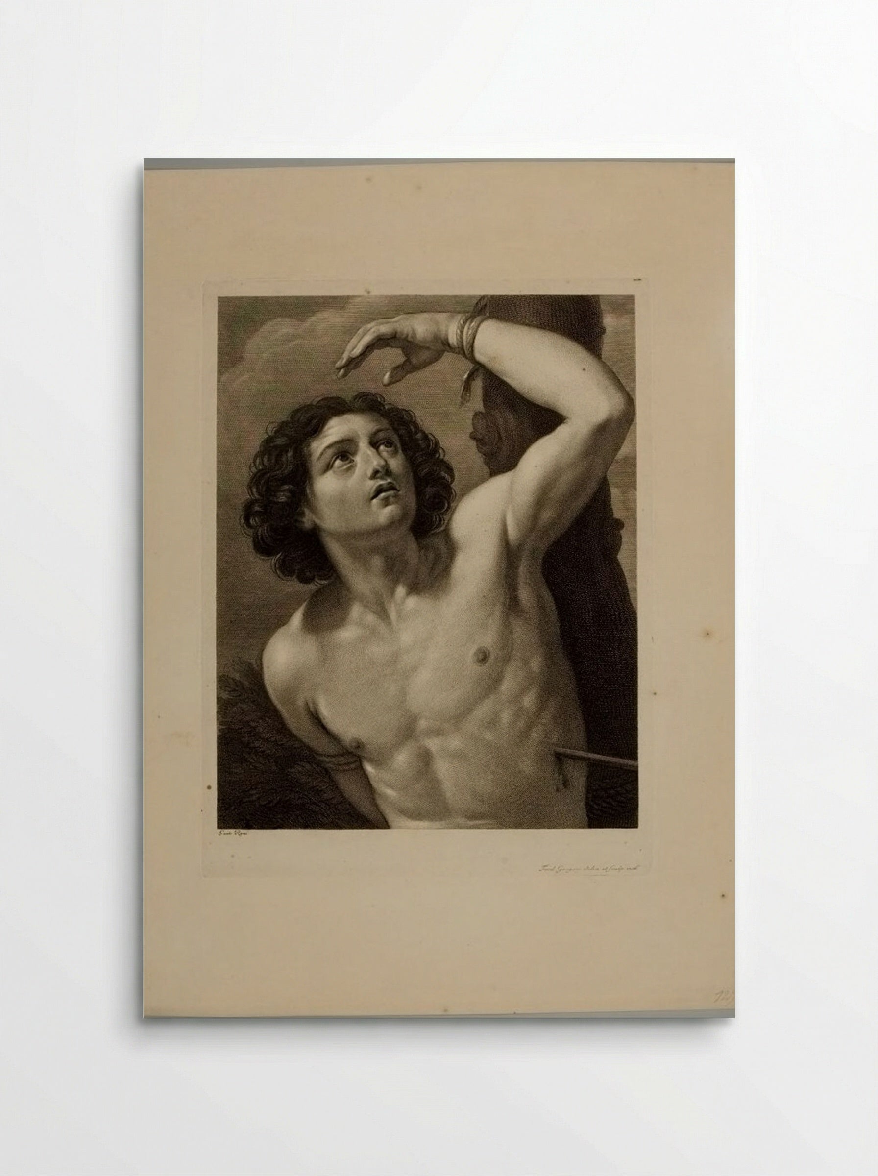 Saint Sebastian Tied to a Tree - Ferdinando Gregori - Poster