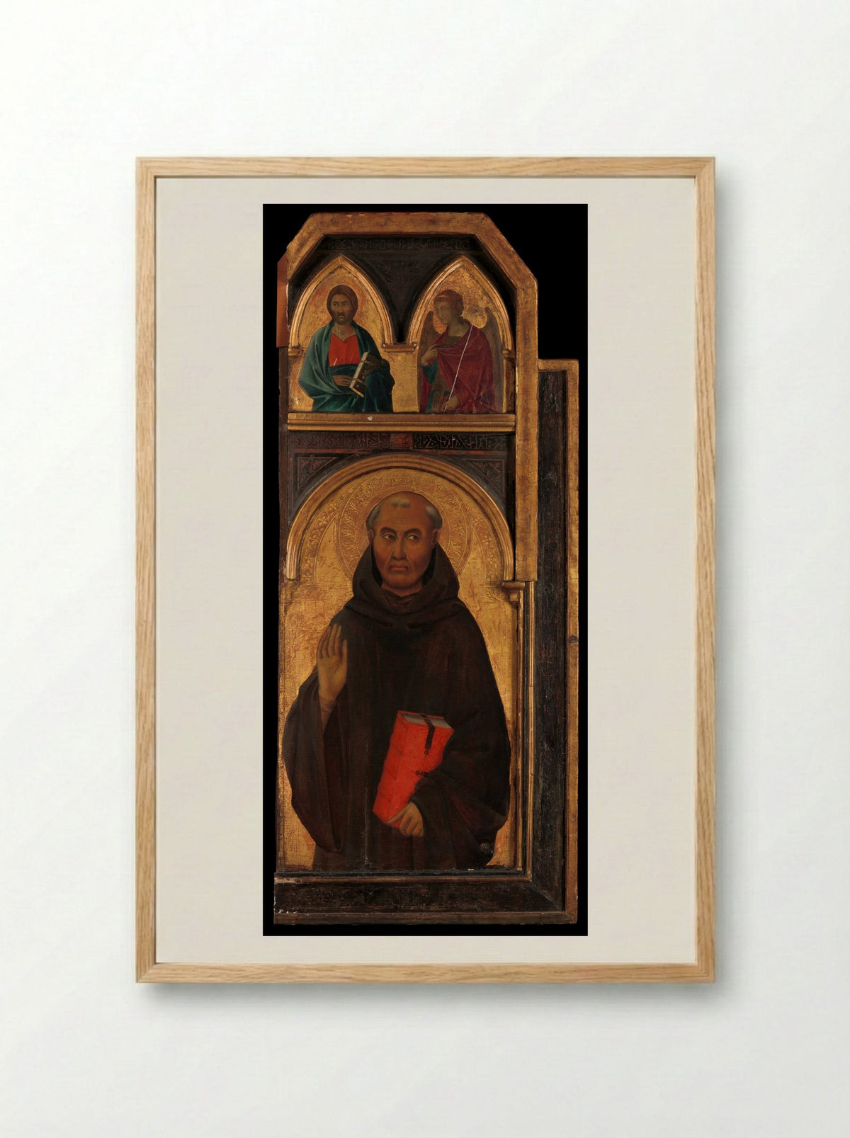Saint Silvester Gozzolini - Segna di Buonaventura - Framed Print Wood