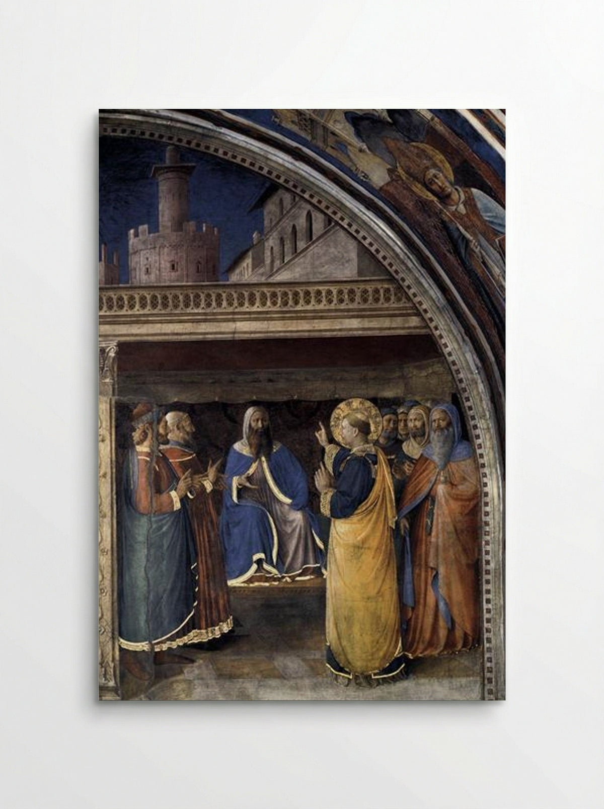 Saint Stephen Preaching and Dispute before the Sanhedrin - Fra Angelico - Poster