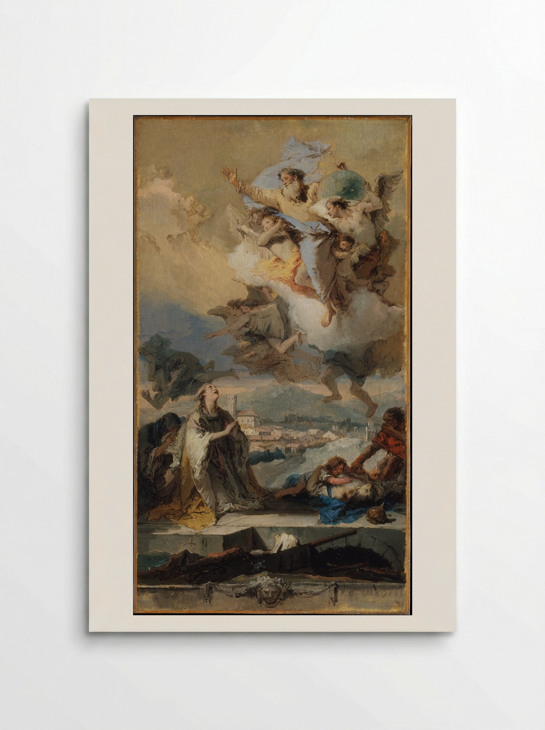 Saint Thecla Praying for the Plague-Stricken - Giovanni Battista Tiepolo - Poster