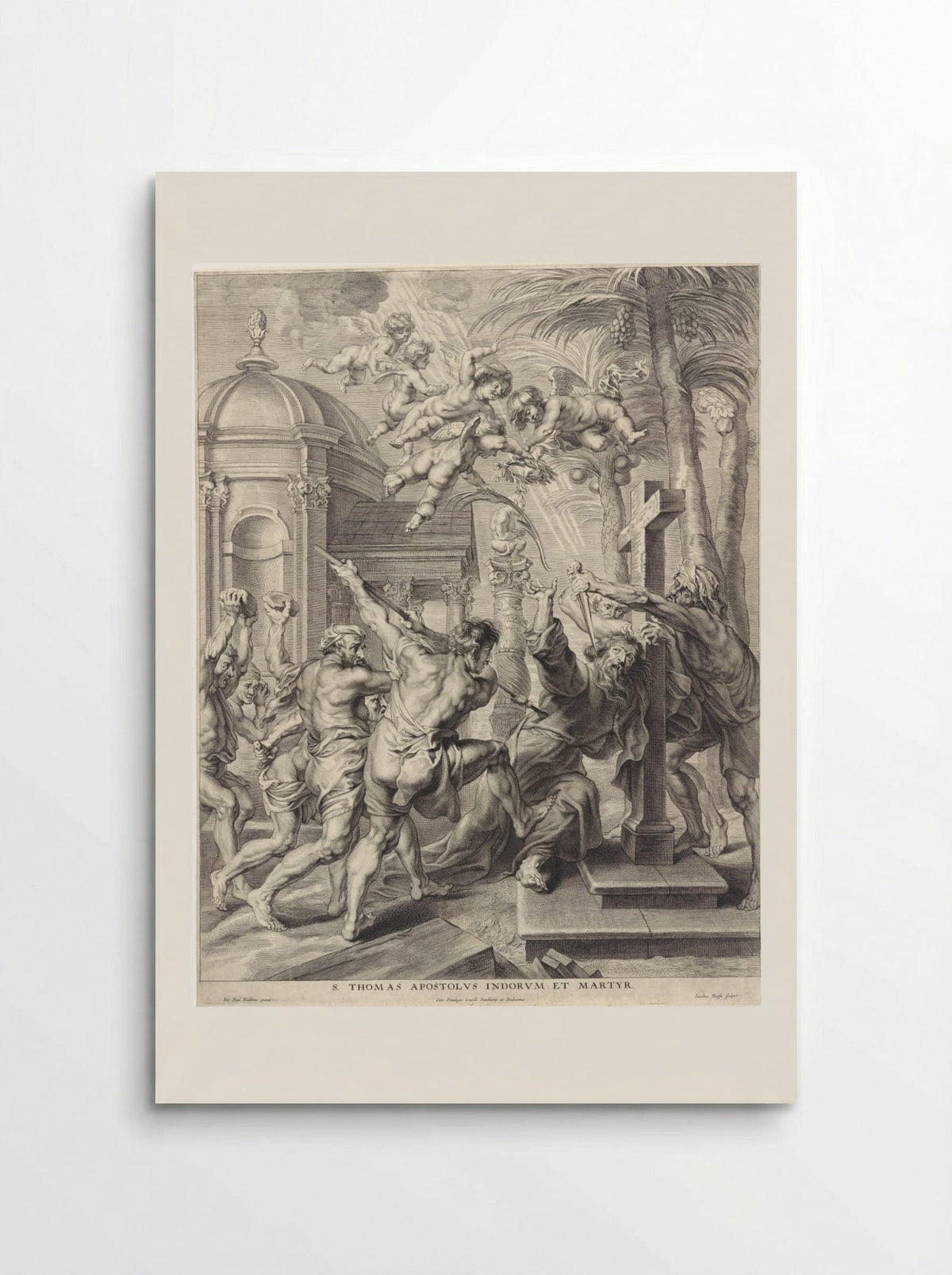 Saint Thomas Apostolus Indorum et Martyr - Jacob Neeffs - Poster