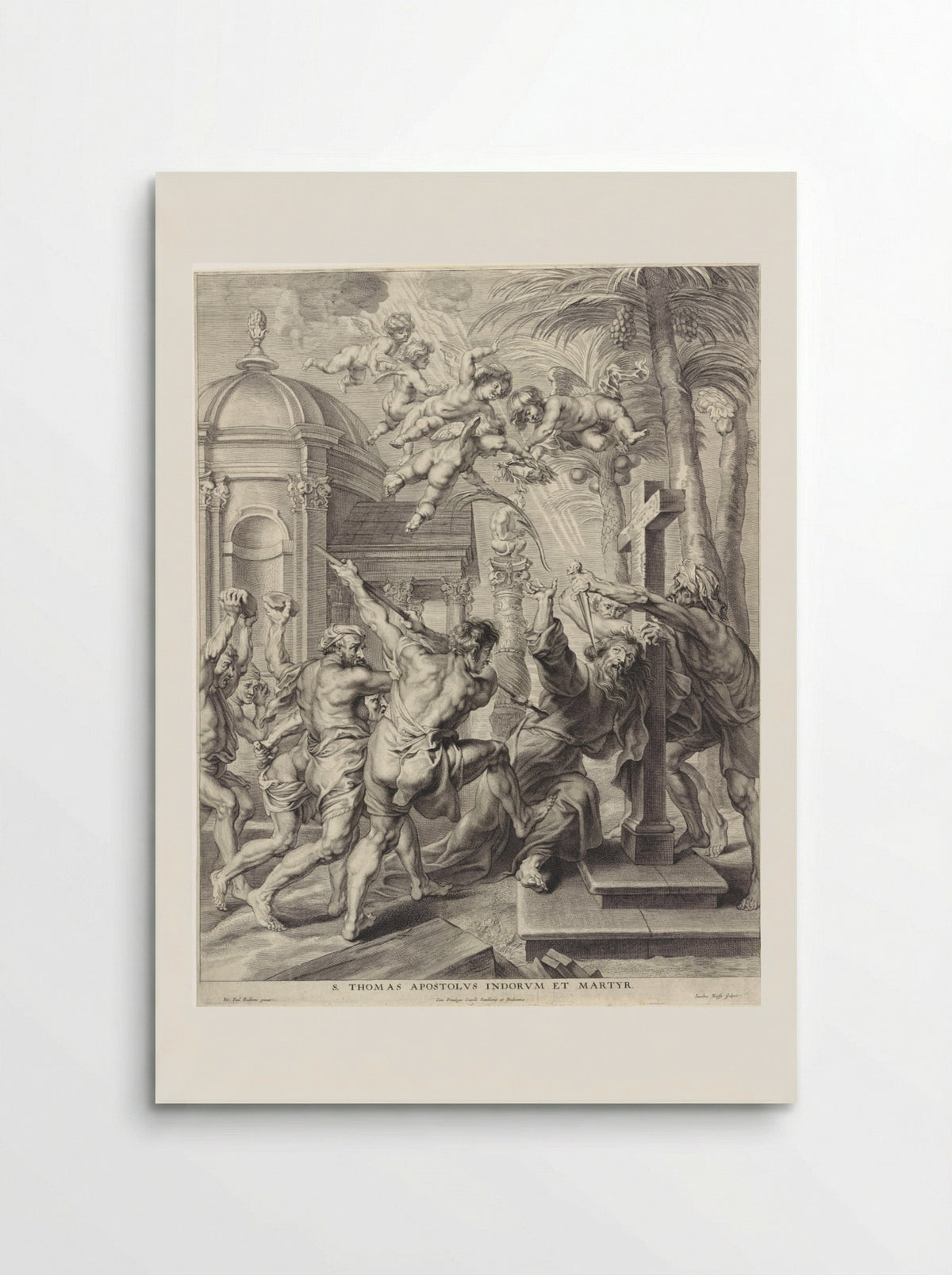 Saint Thomas Apostolus Indorum et Martyr - Jacob Neeffs - Poster