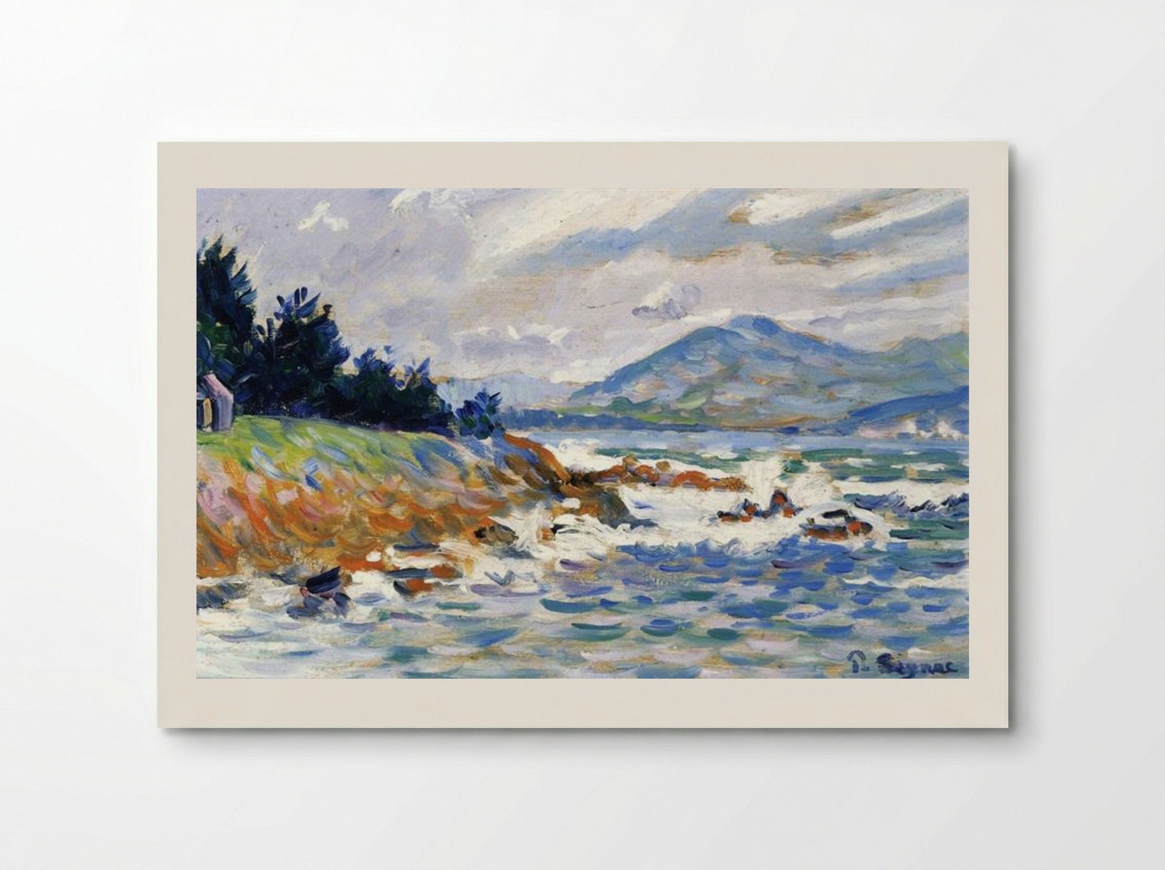 Saint-Tropez, Gale from the East - Paul Signac - Poster