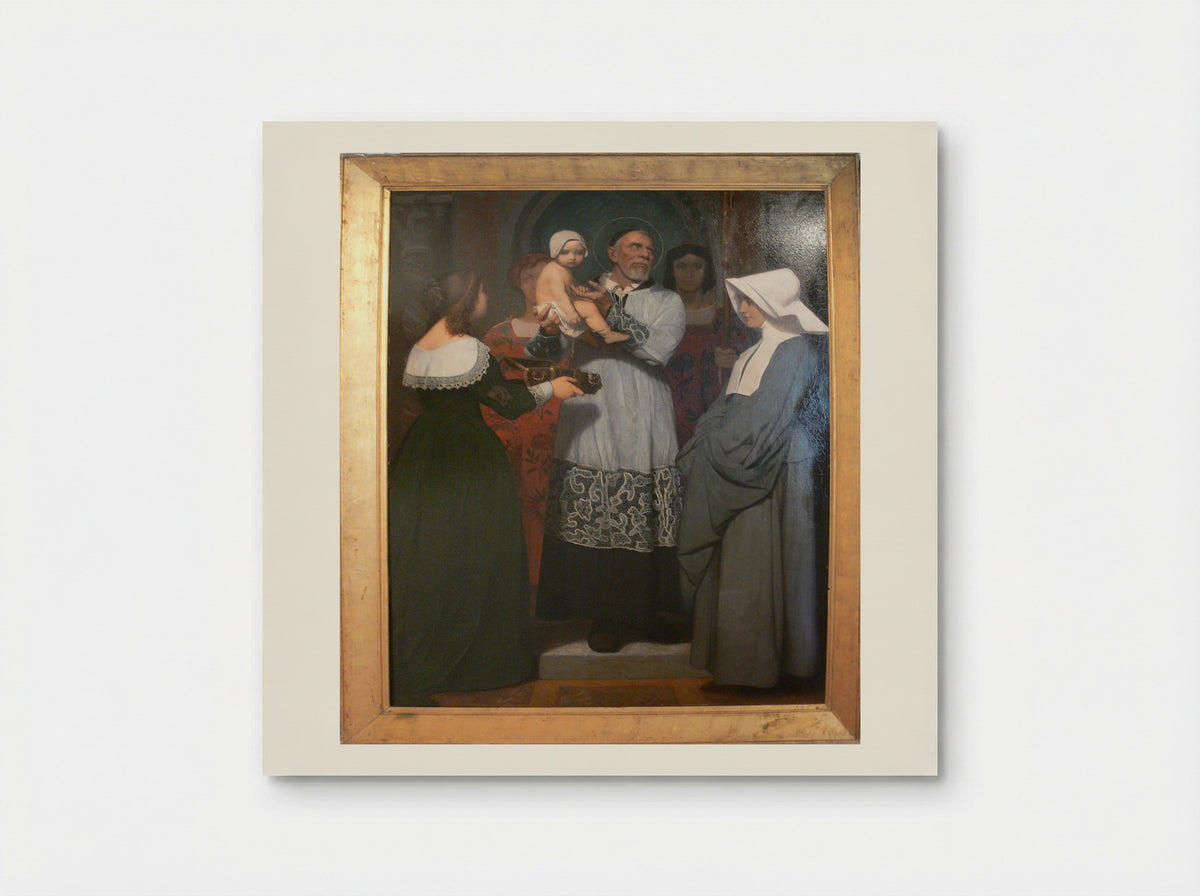 Saint Vincent de Paul - Jean-Léon Gérôme - Poster