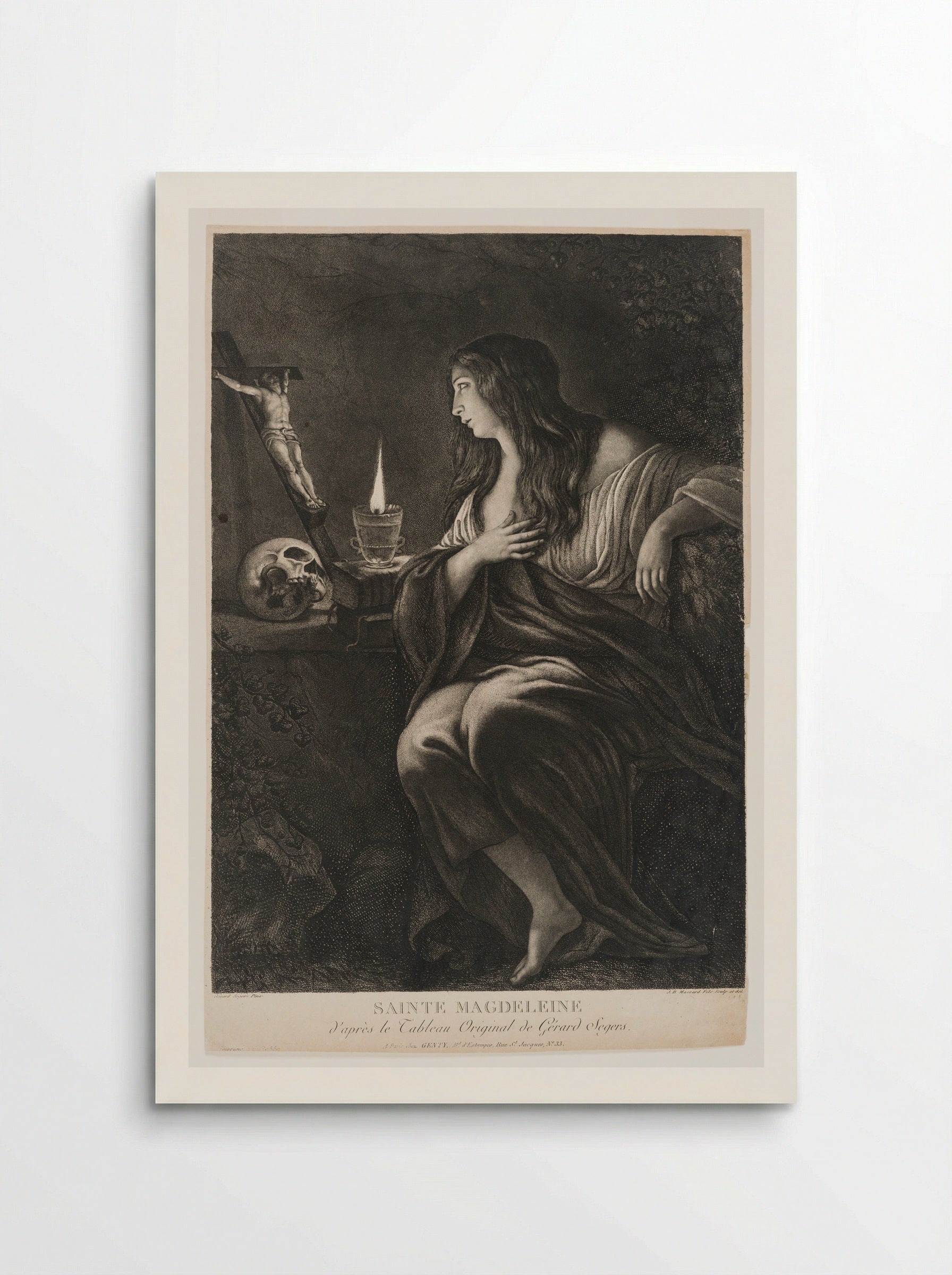 Sainte Madeleine - Jean Baptiste Louis Massard - Poster
