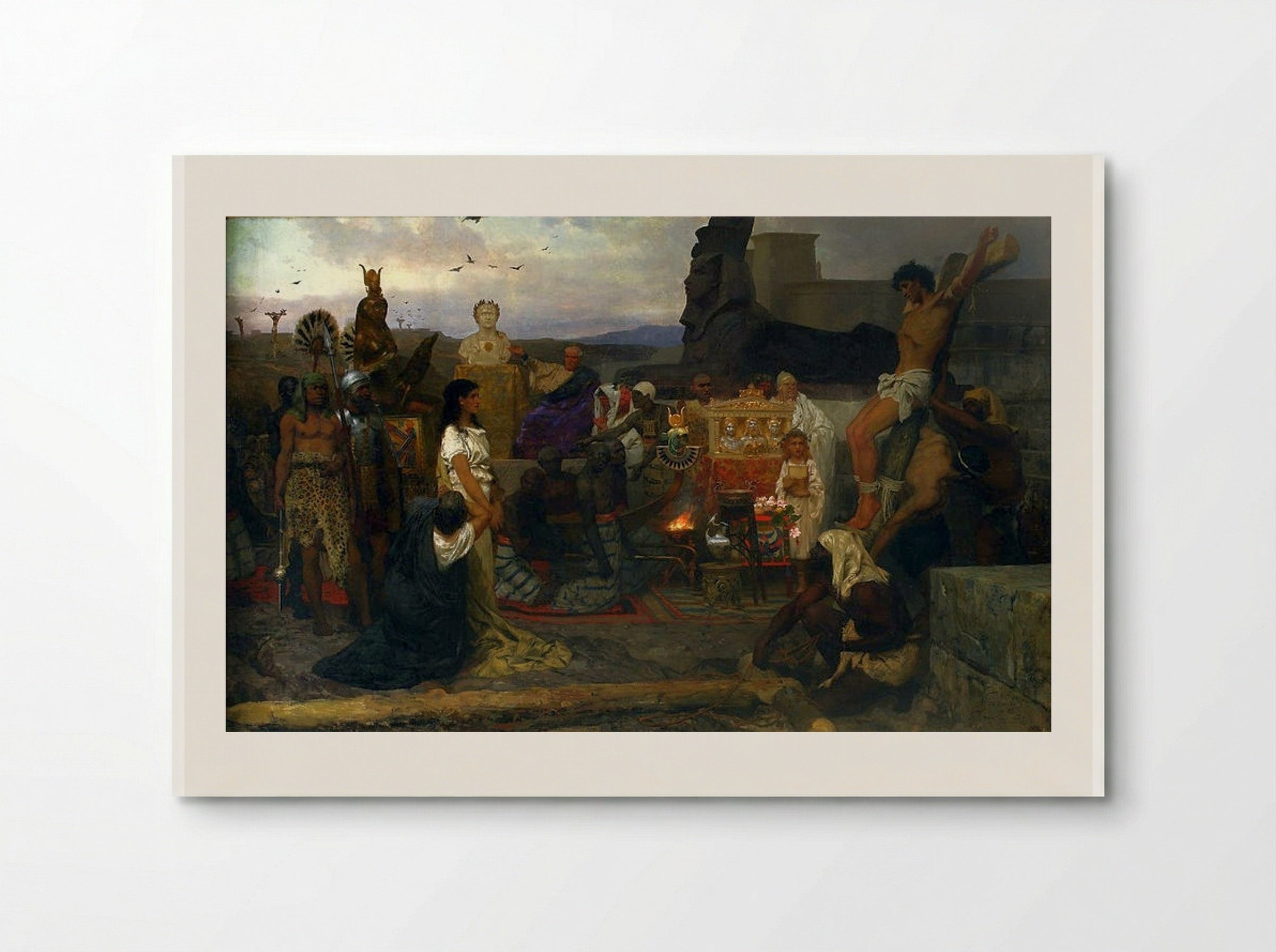 Saints Timothy and Maura - Henryk Siemiradzki - Poster