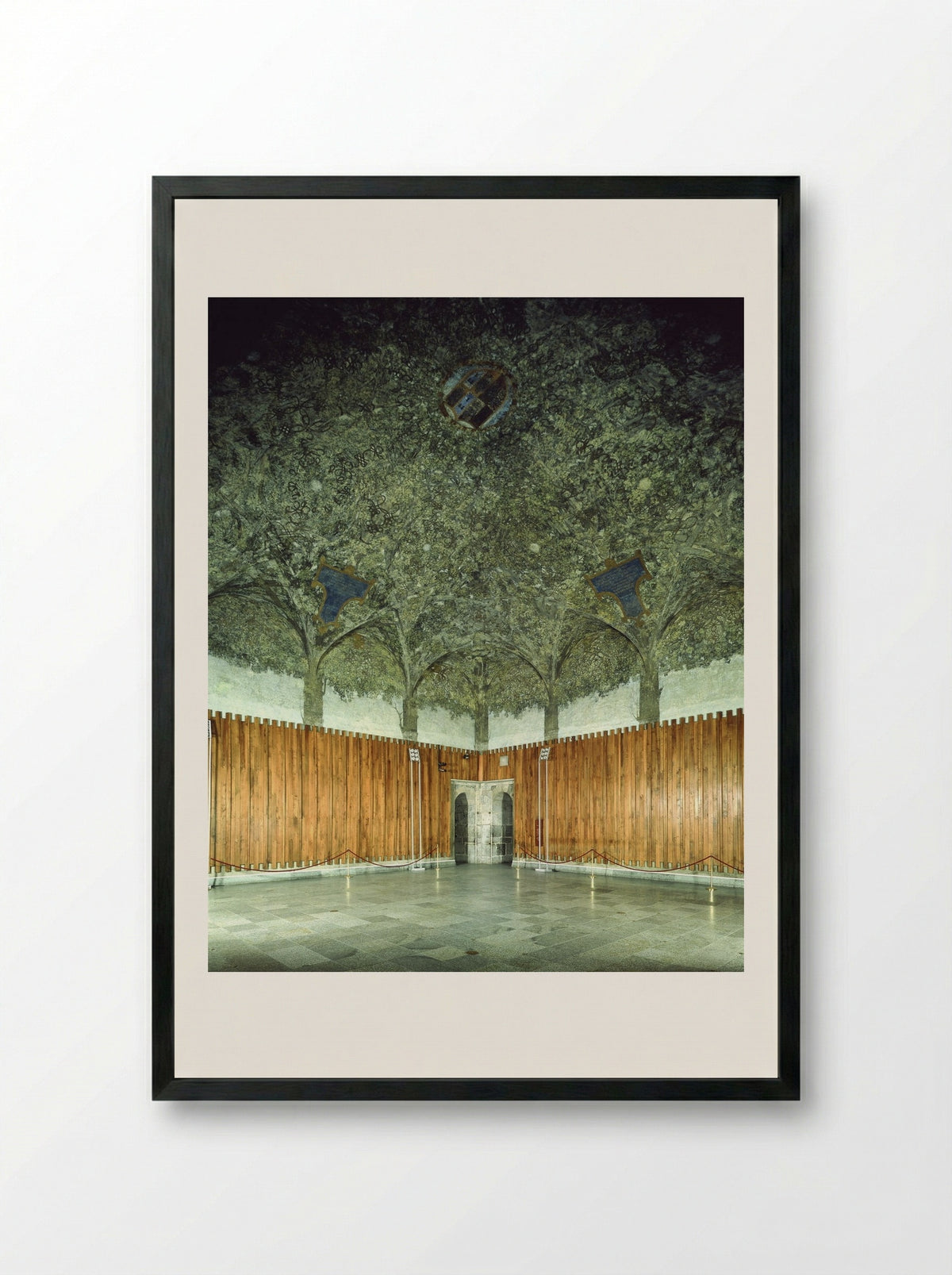 Sala delle Asse - Leonardo da Vinci - Framed Print Black