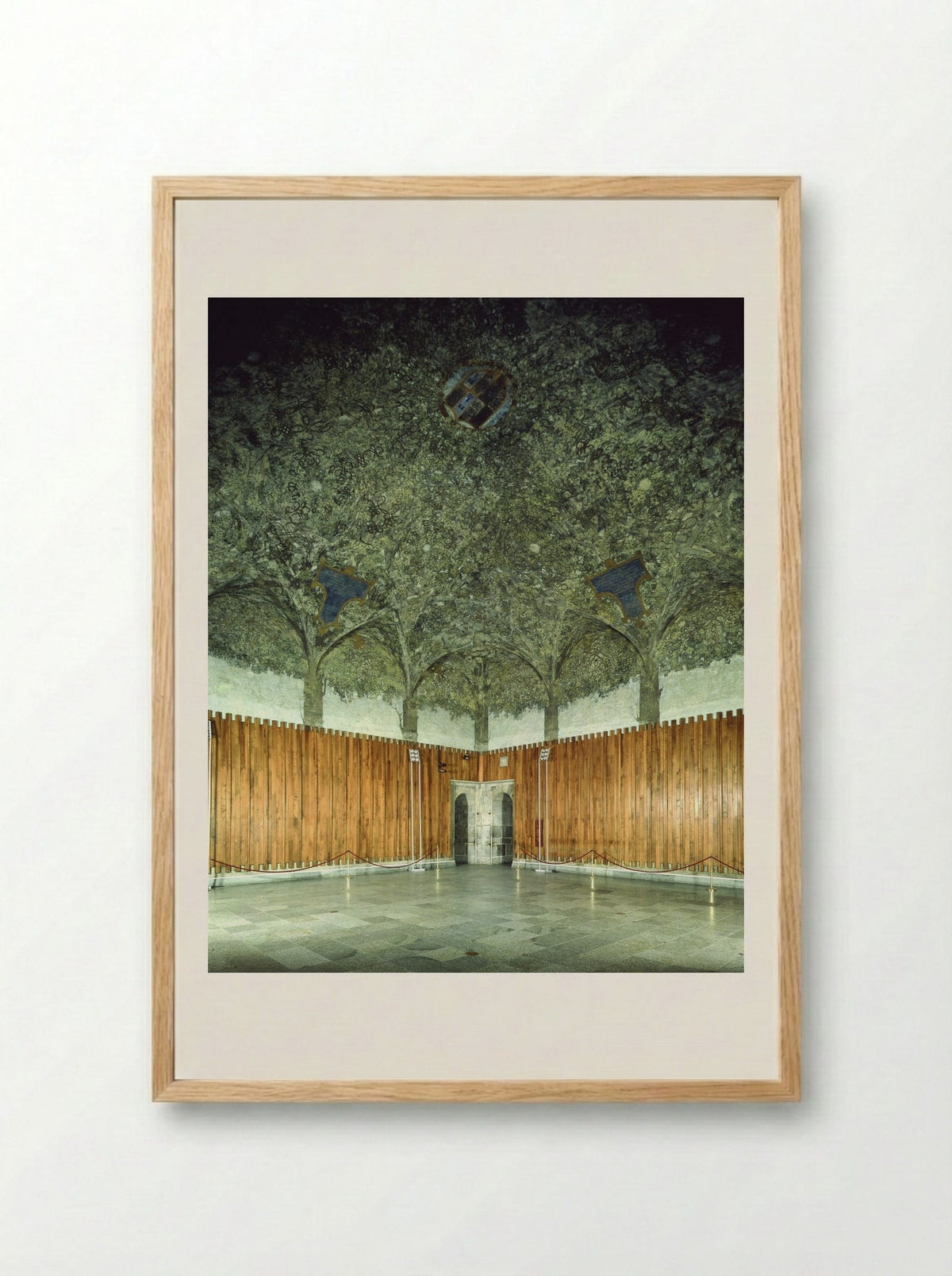 Sala delle Asse - Leonardo da Vinci - Framed Print Wood