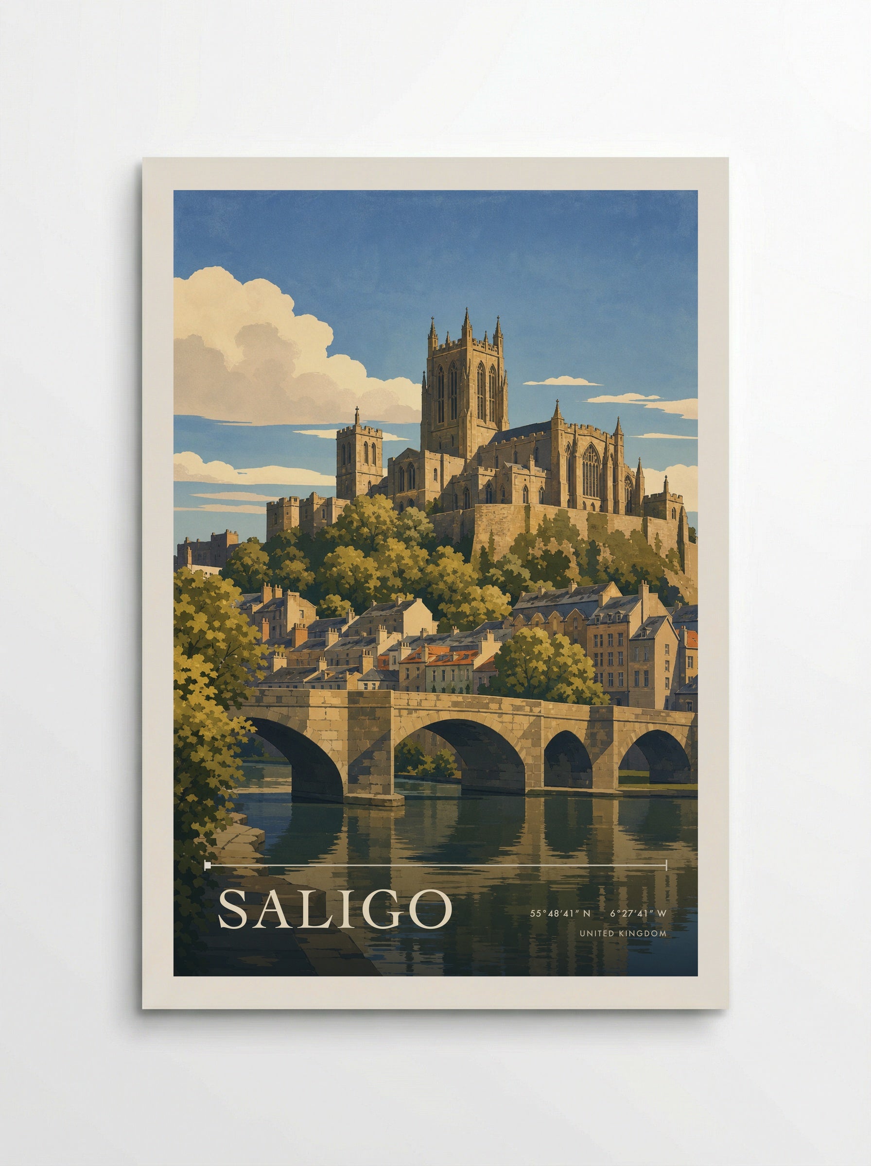 Saligo United Kingdom Travel Poster - Poster