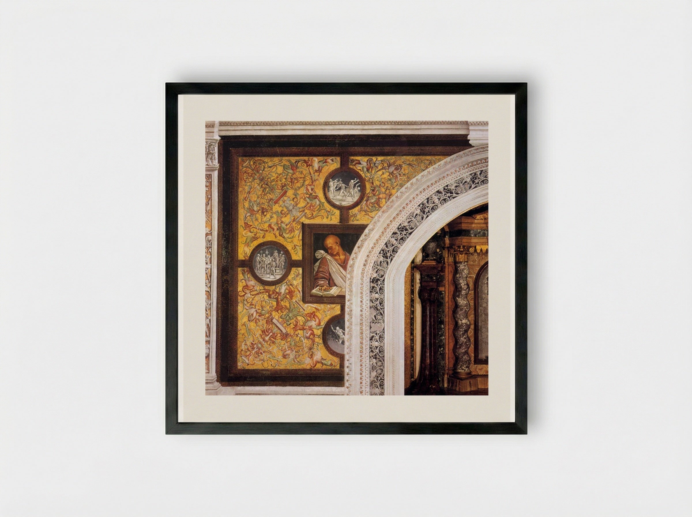 Sallust - Luca Signorelli - Framed Print Black