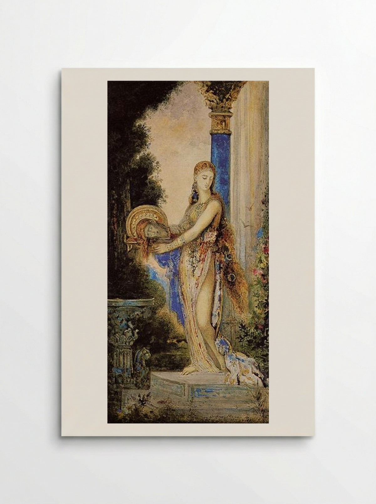 Salome with Column - Gustave Moreau - Poster