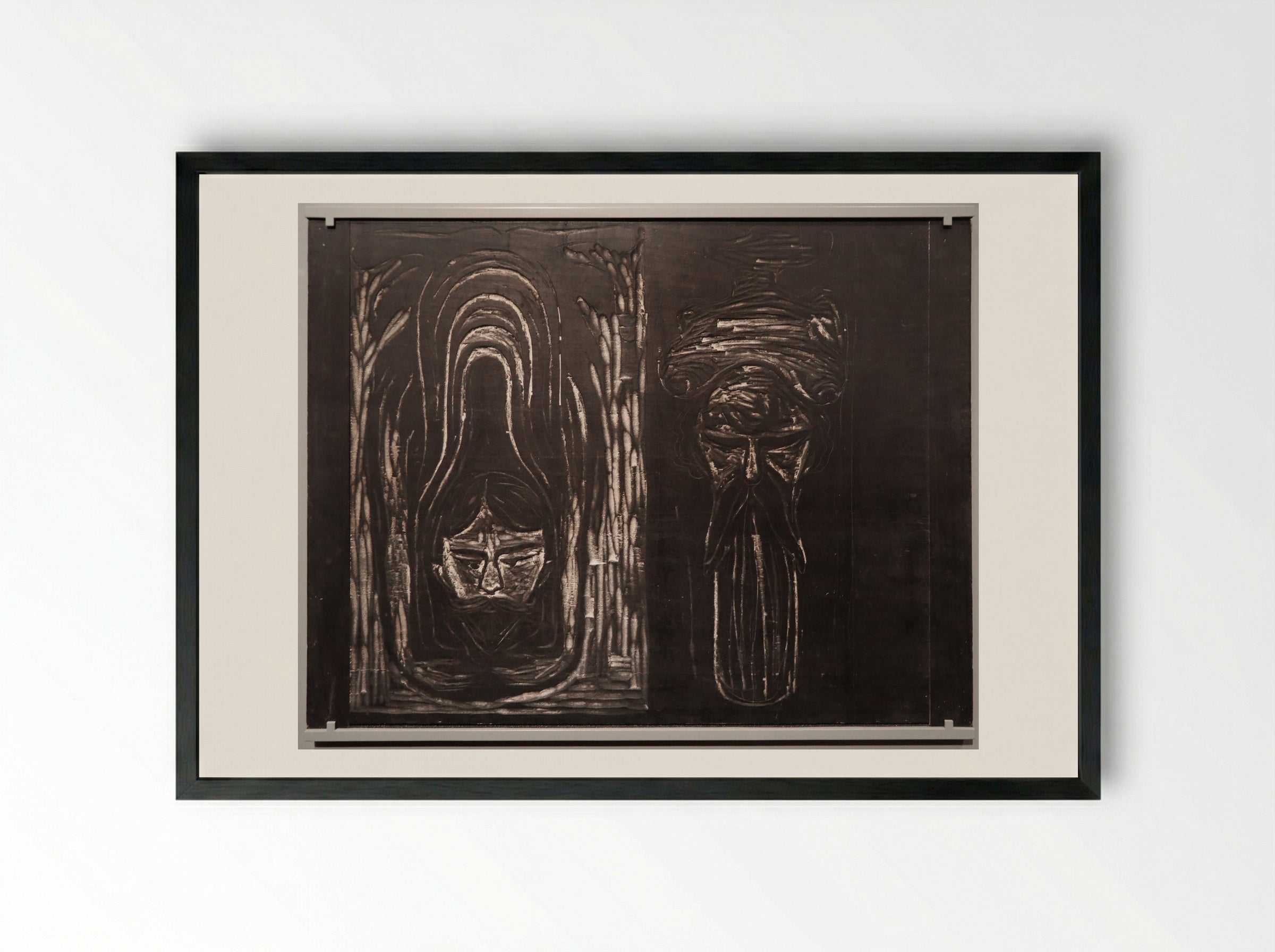 Salome - Edvard Munch - Framed Print Black