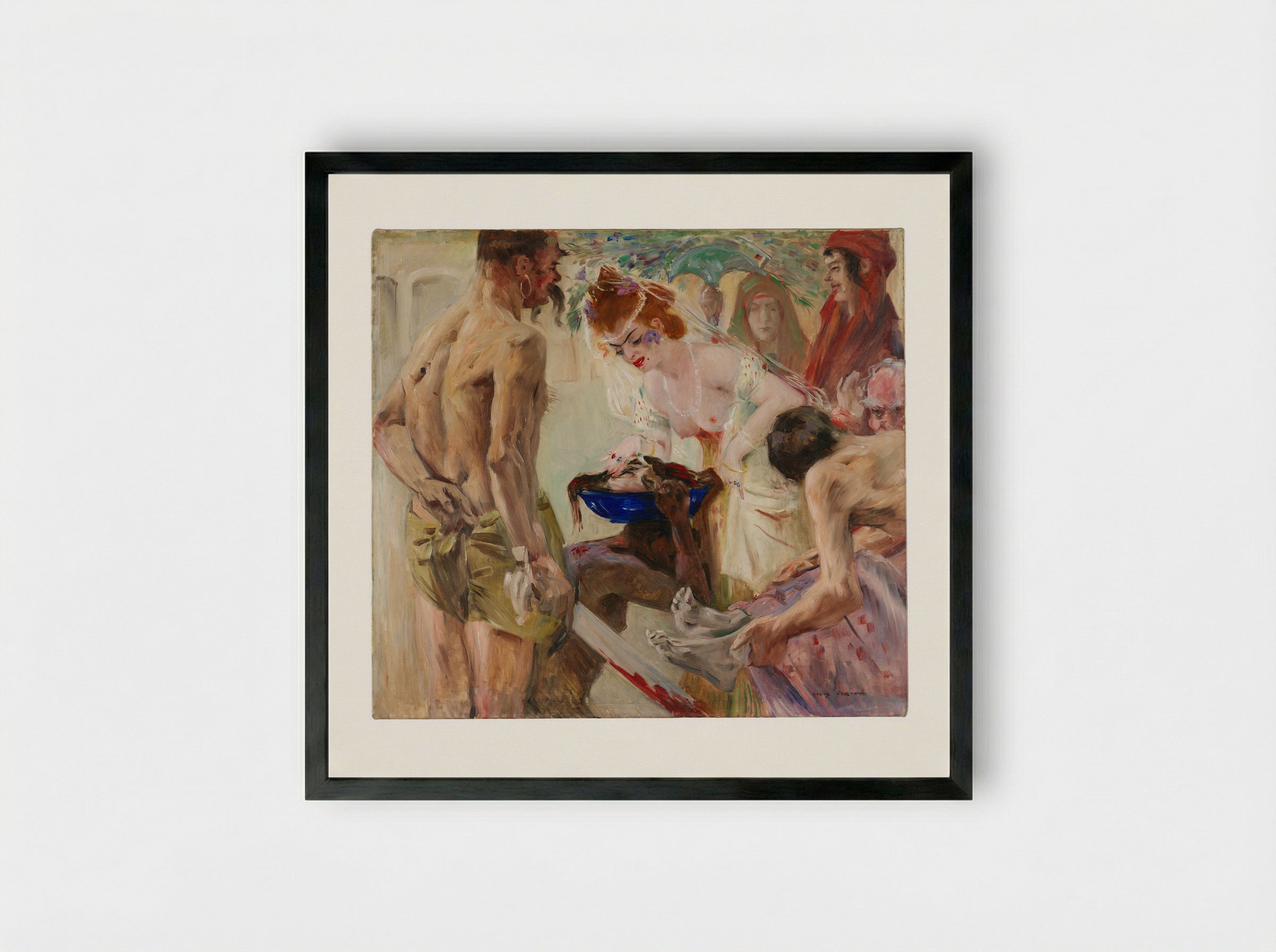 Salome - Lovis Corinth - Framed Print Black
