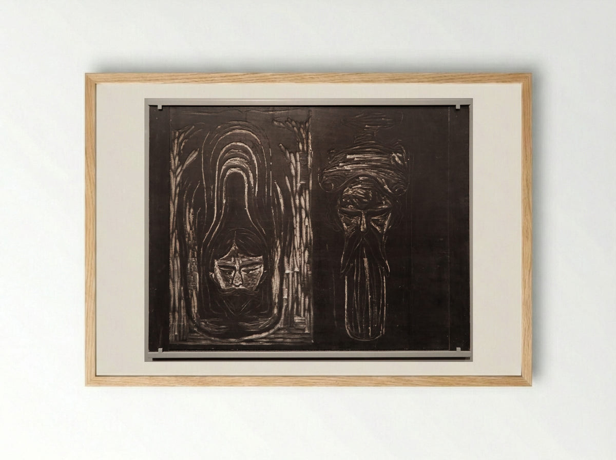 Salome - Edvard Munch - Framed Print Wood