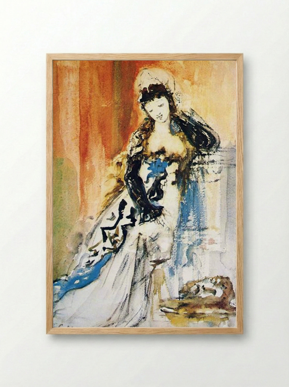 Salome - Gustave Moreau - Framed Print Wood