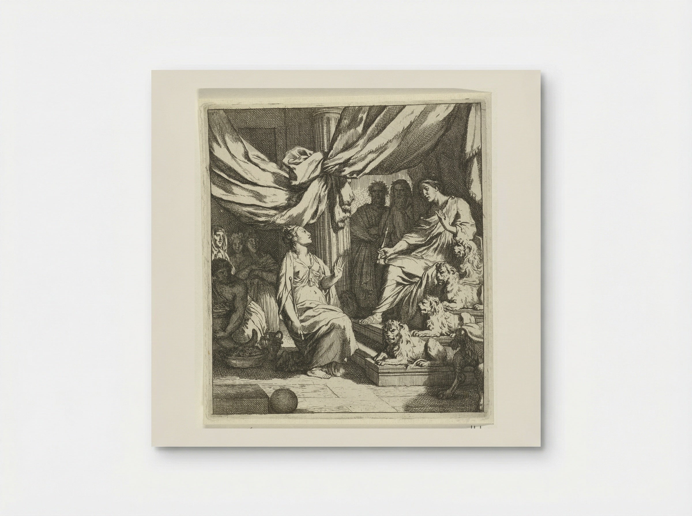 Salomon ontvangt de koningin van Sheba - Gerard de Lairesse - Poster