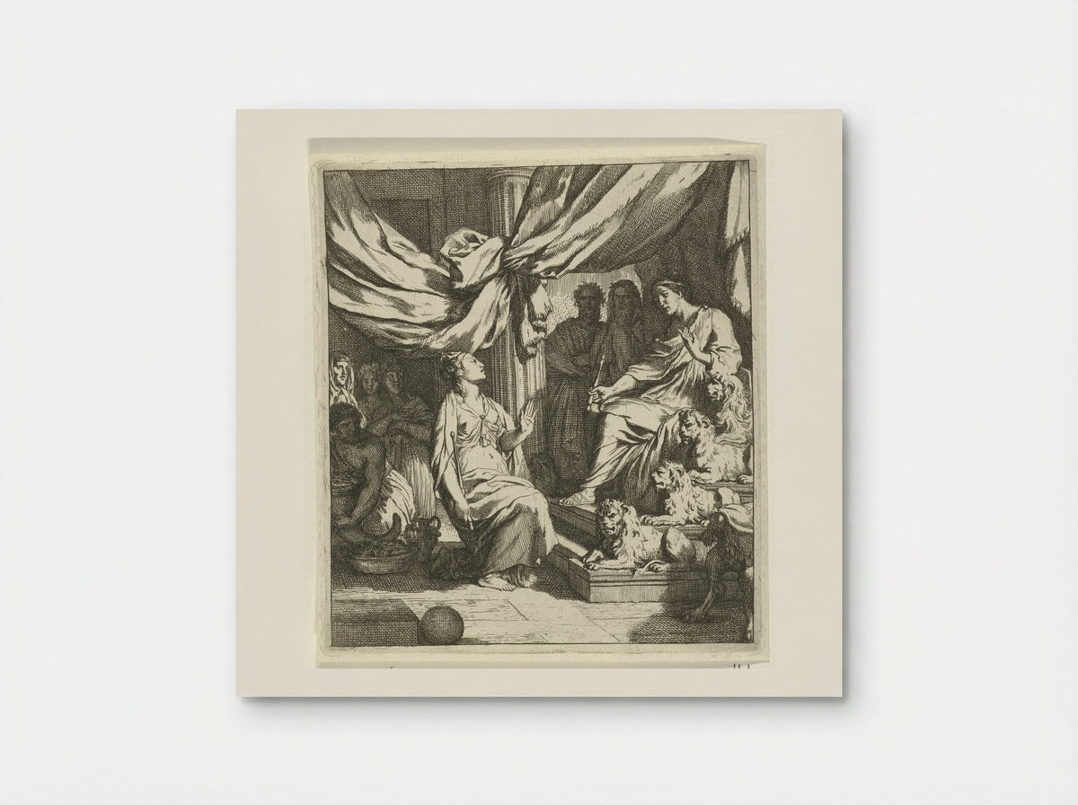 Salomon ontvangt de koningin van Sheba - Gerard de Lairesse - Poster