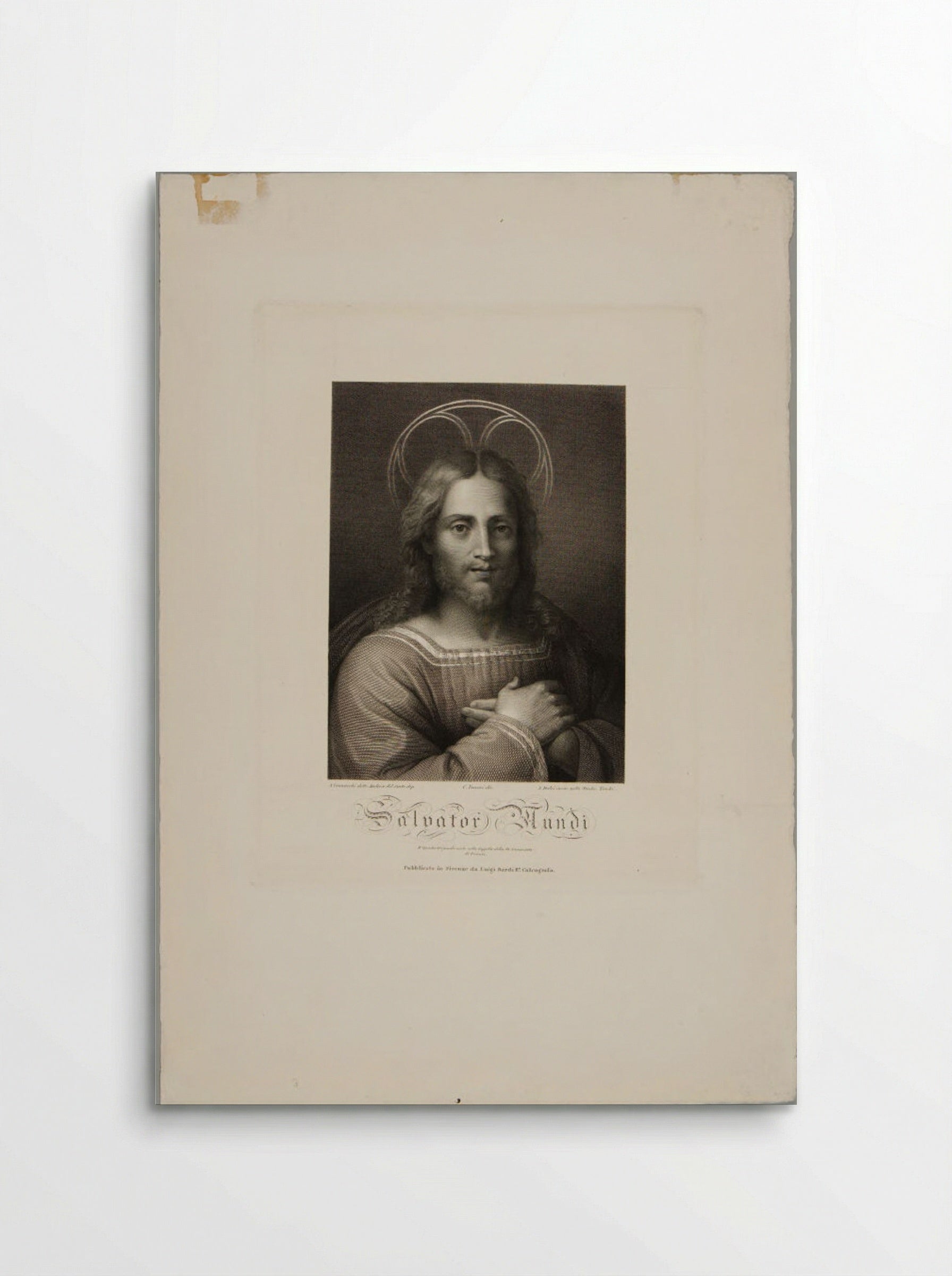 Salvator Mundi - Antonio Dalcò - Poster