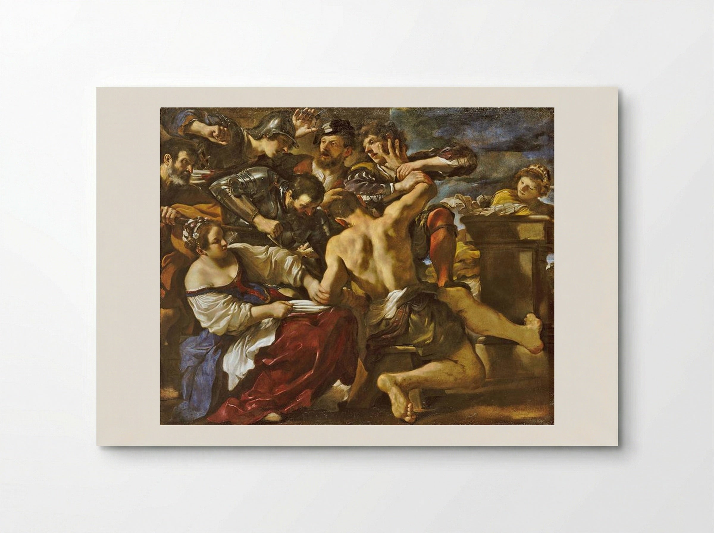 Samson Captured by the Philistines - Guercino - Poster