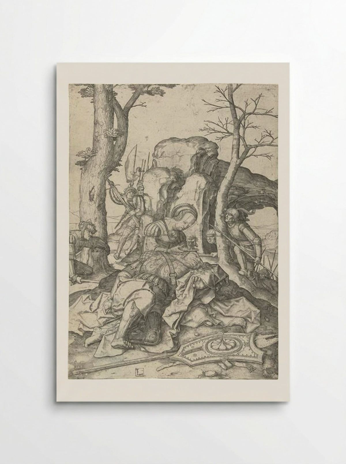 Samson and Delilah - Lucas van Leyden - Poster