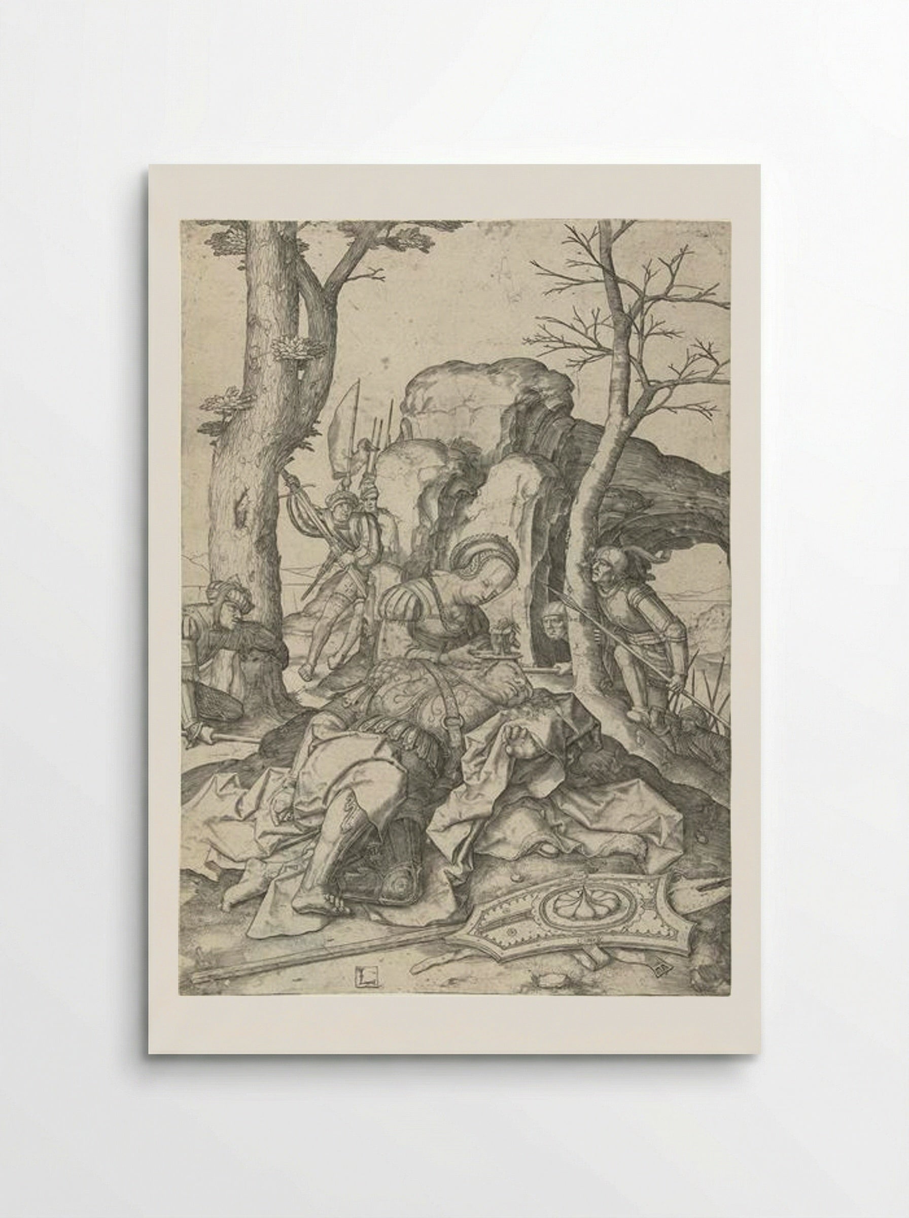 Samson and Delilah - Lucas van Leyden - Poster