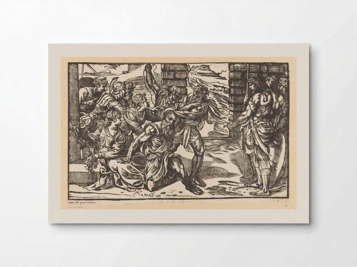 Samson and Delilah - Titian - Poster