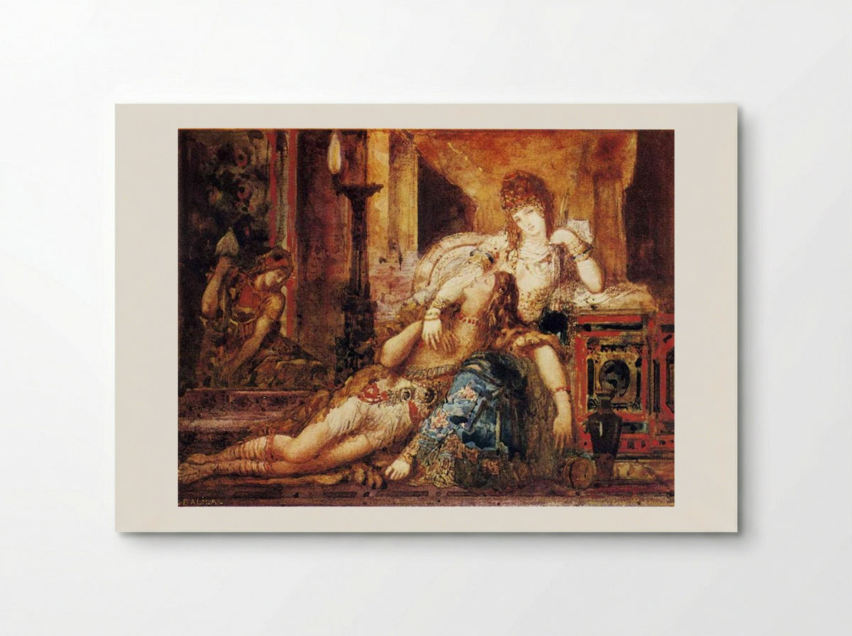 Samson and Delilah - Gustave Moreau - Poster